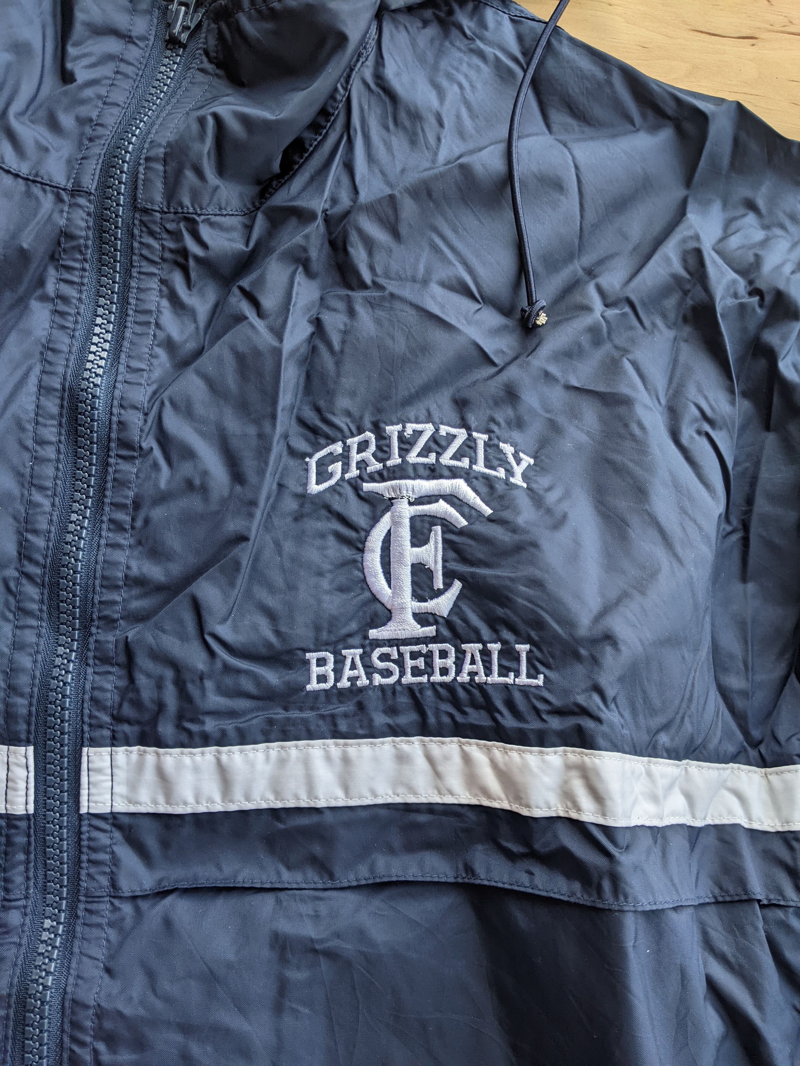 Champion × Vintage Champion Grizzly Baseball Vintage Zip Hoodie Jacket Anorak Size US XXL / EU 58 / 5 - 4 Thumbnail