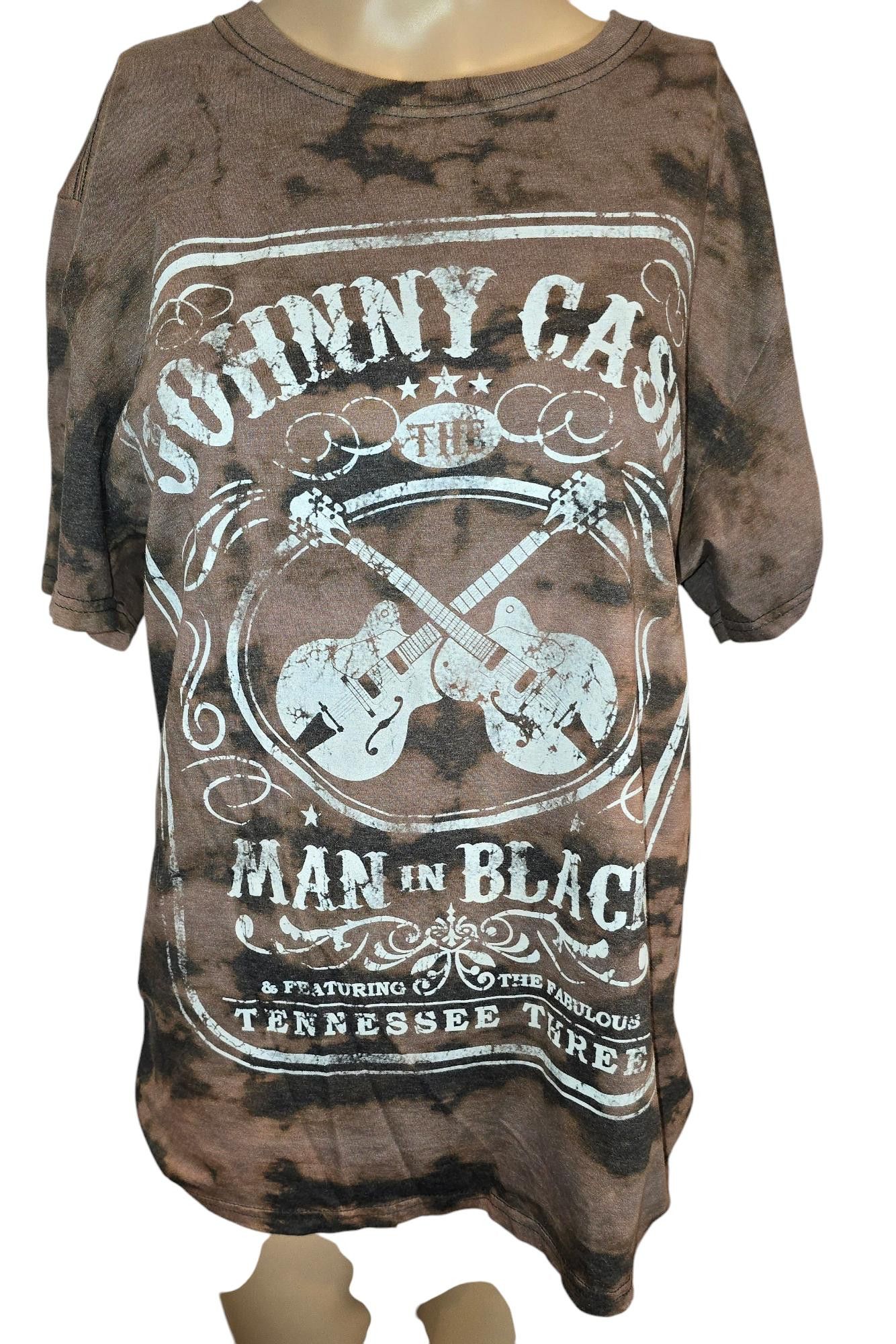 Designer Vintage Johnny Cash 'Man in Black' Graphic Tee Size M / US 6-8 / IT 42-44 - 1 Thumbnail