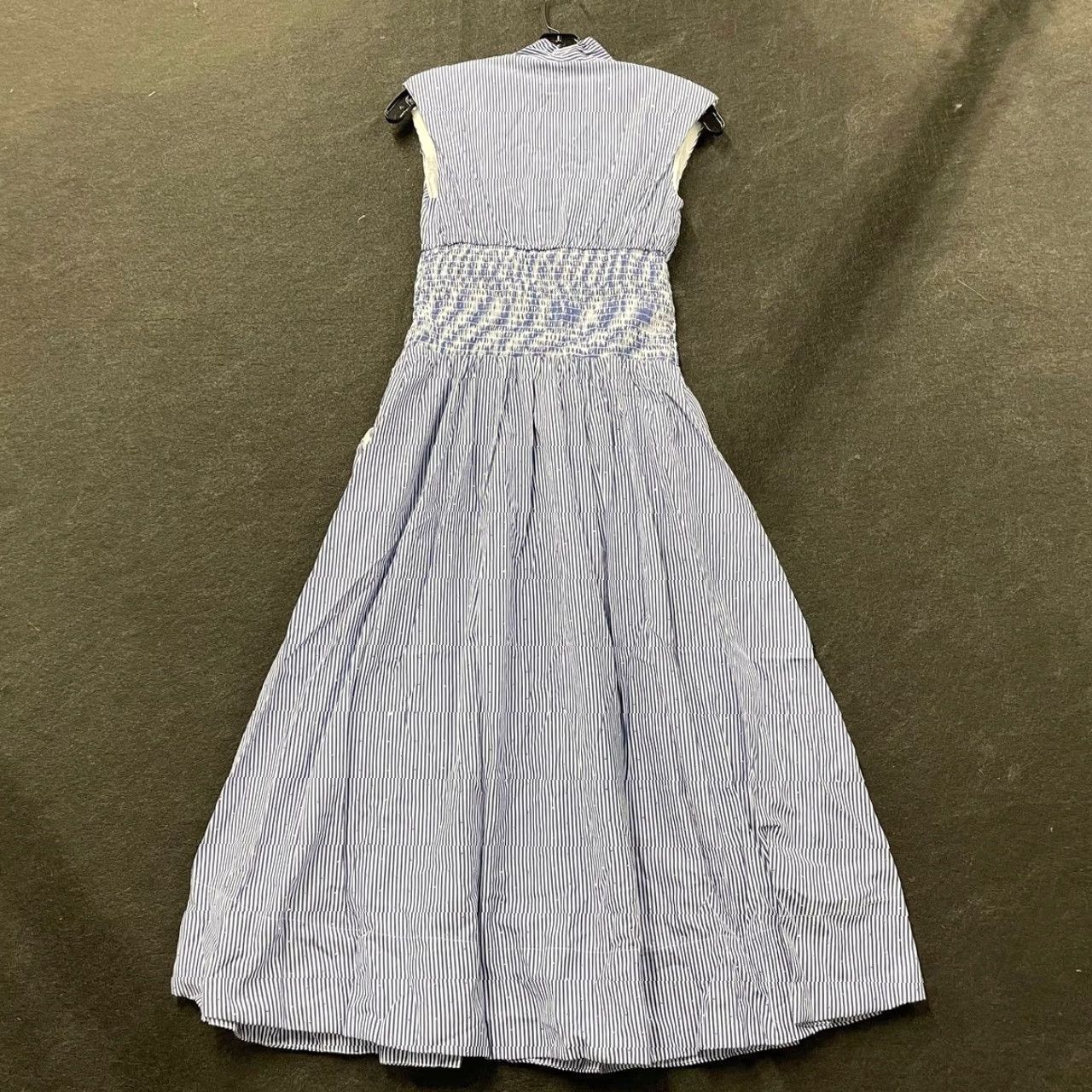 summer short white dress White Linen Short Sleeve Women Summer Midi Dress 3706 – Xiaolizi