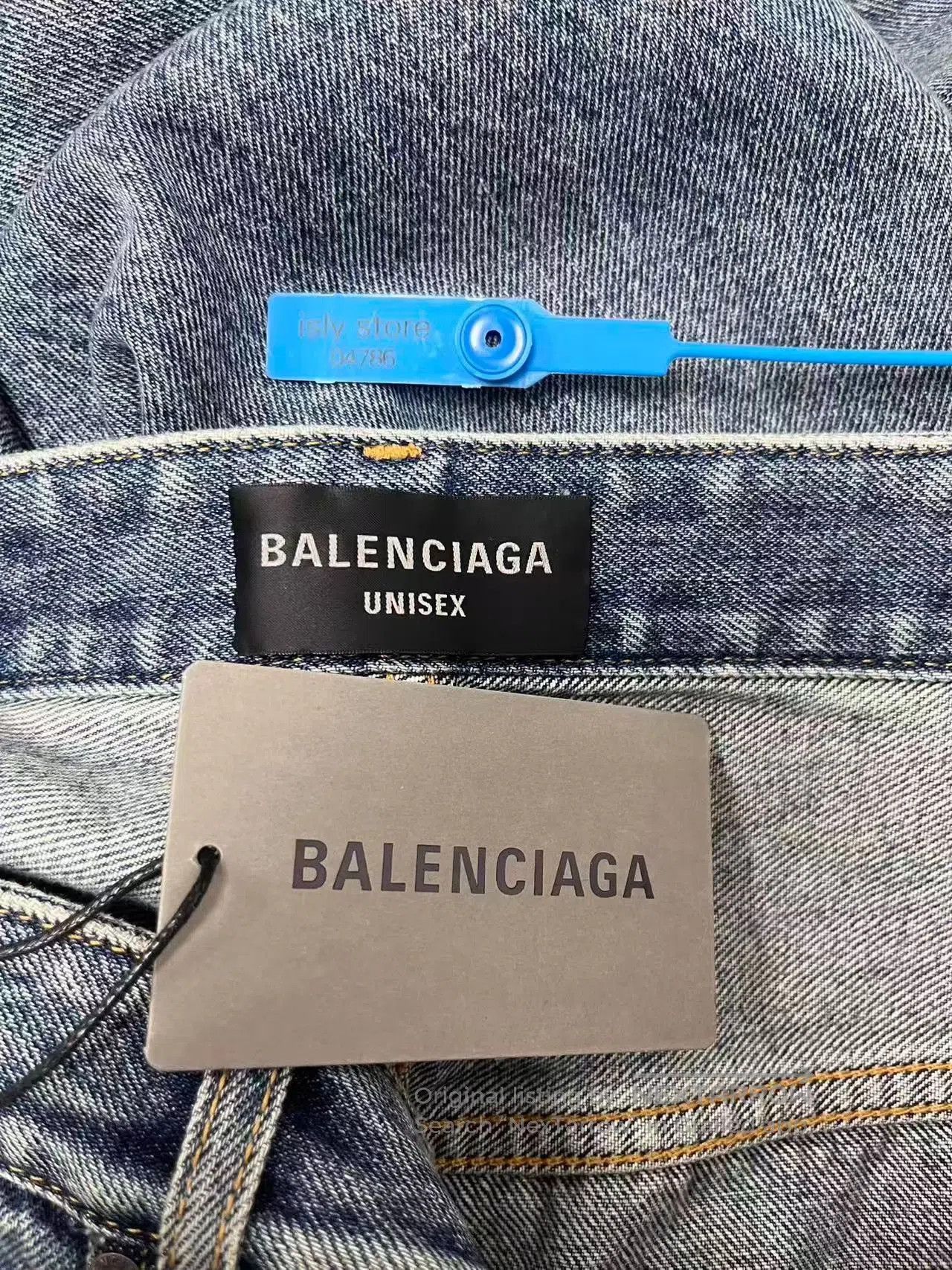 Balenciaga Balenciaga Men's Distressed Mid-Rise Straight Jeans. Size US 28 / EU 44 - 4 Thumbnail
