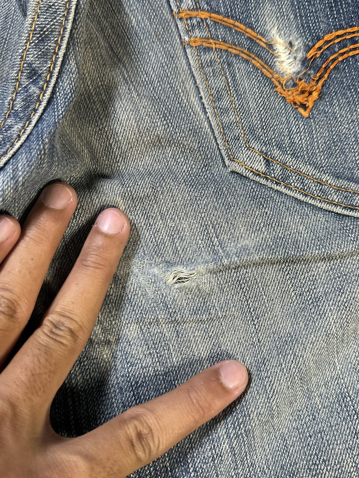 Undercover × Uniqlo 2000s Edwin XV Bobcut Navajo Denim Size US 32 / EU 48 - 14 Thumbnail