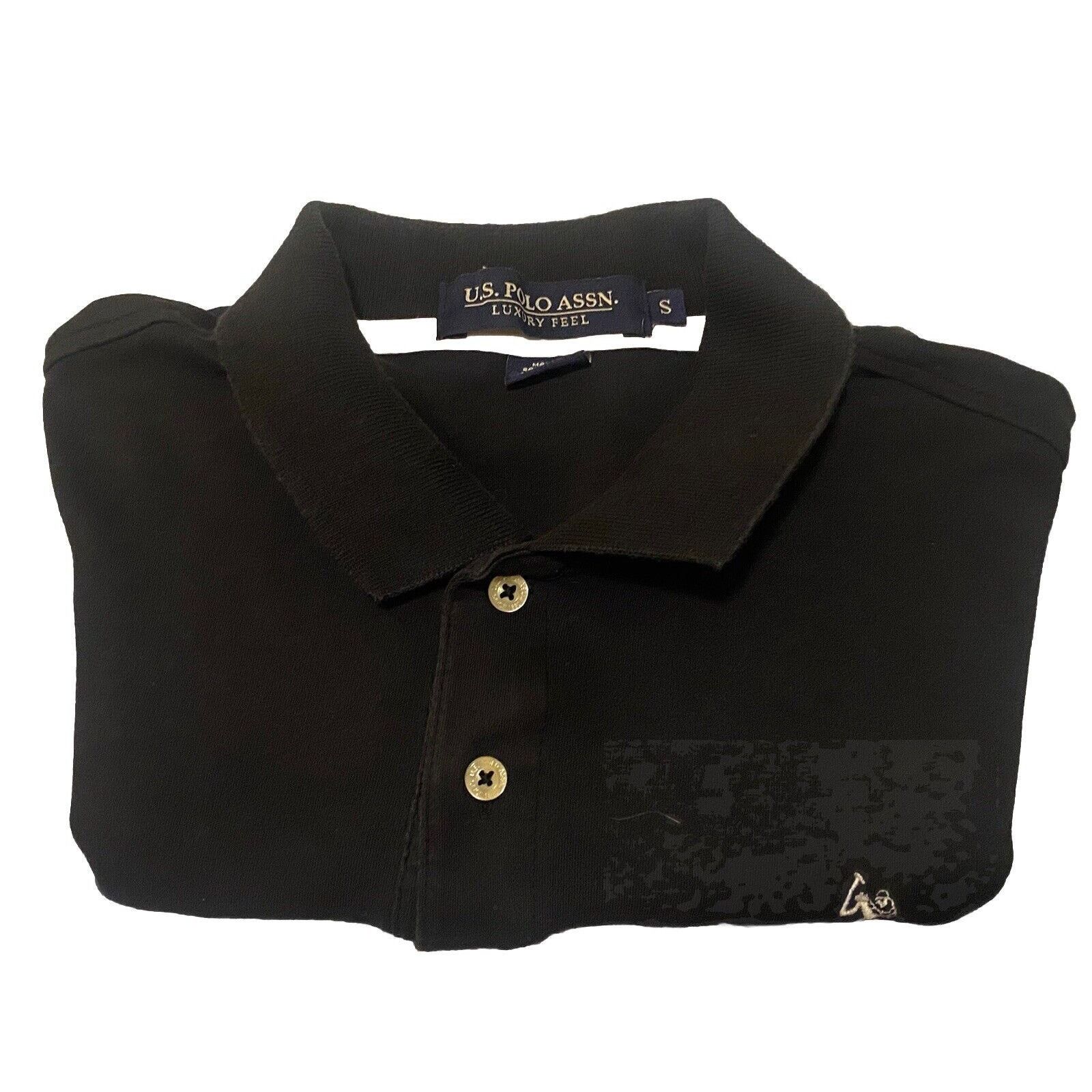 & Other Stories US Polo Assn Black Short Sleeve Embroider Polo Shirt Size S Size US S / EU 44-46 / 1 - 2 Thumbnail