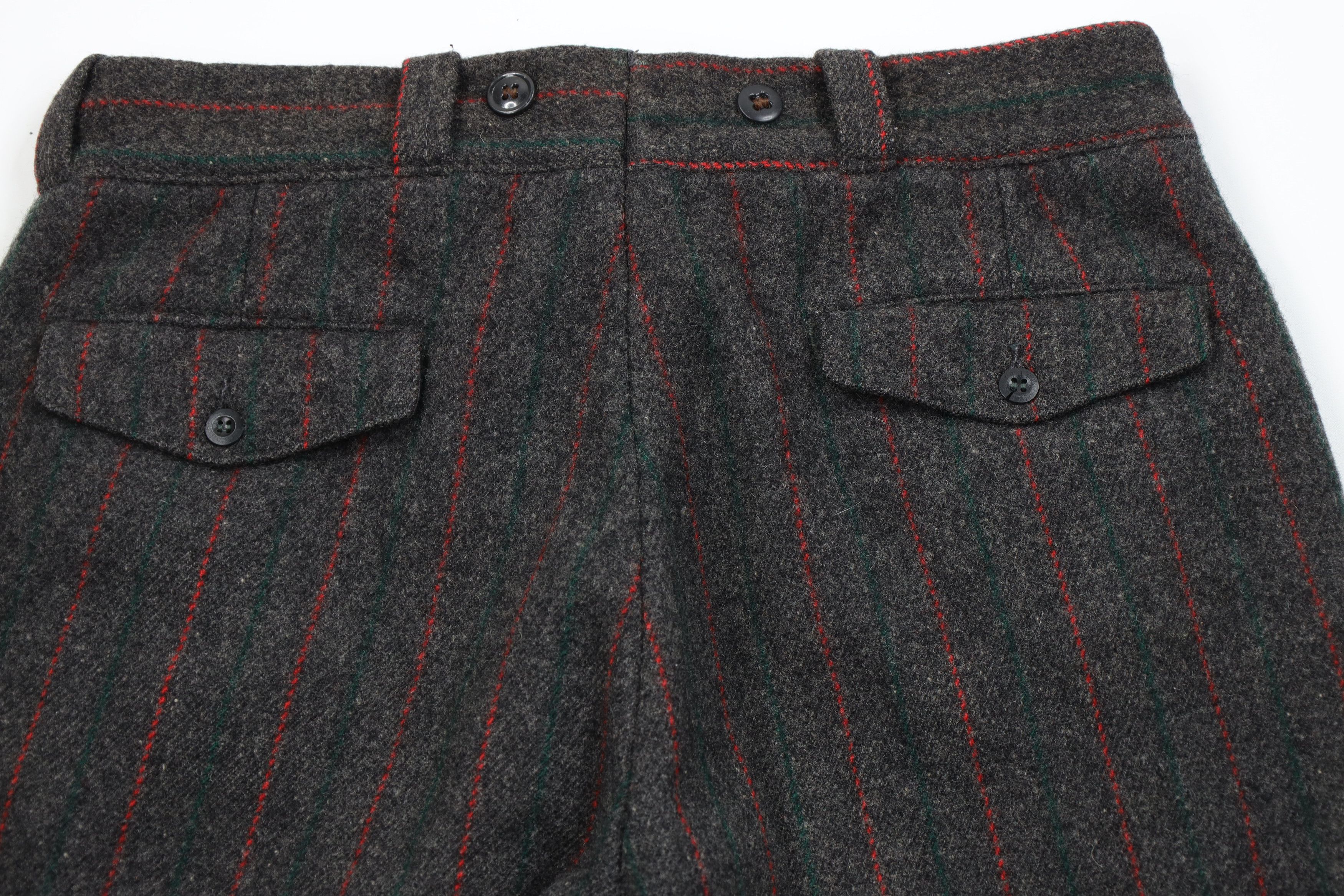 Woolrich Woolen Mills Vintage 70s Woolrich Heavy Wool Striped Wide Leg Pants USA Size US 34 / EU 50 - 12 Thumbnail