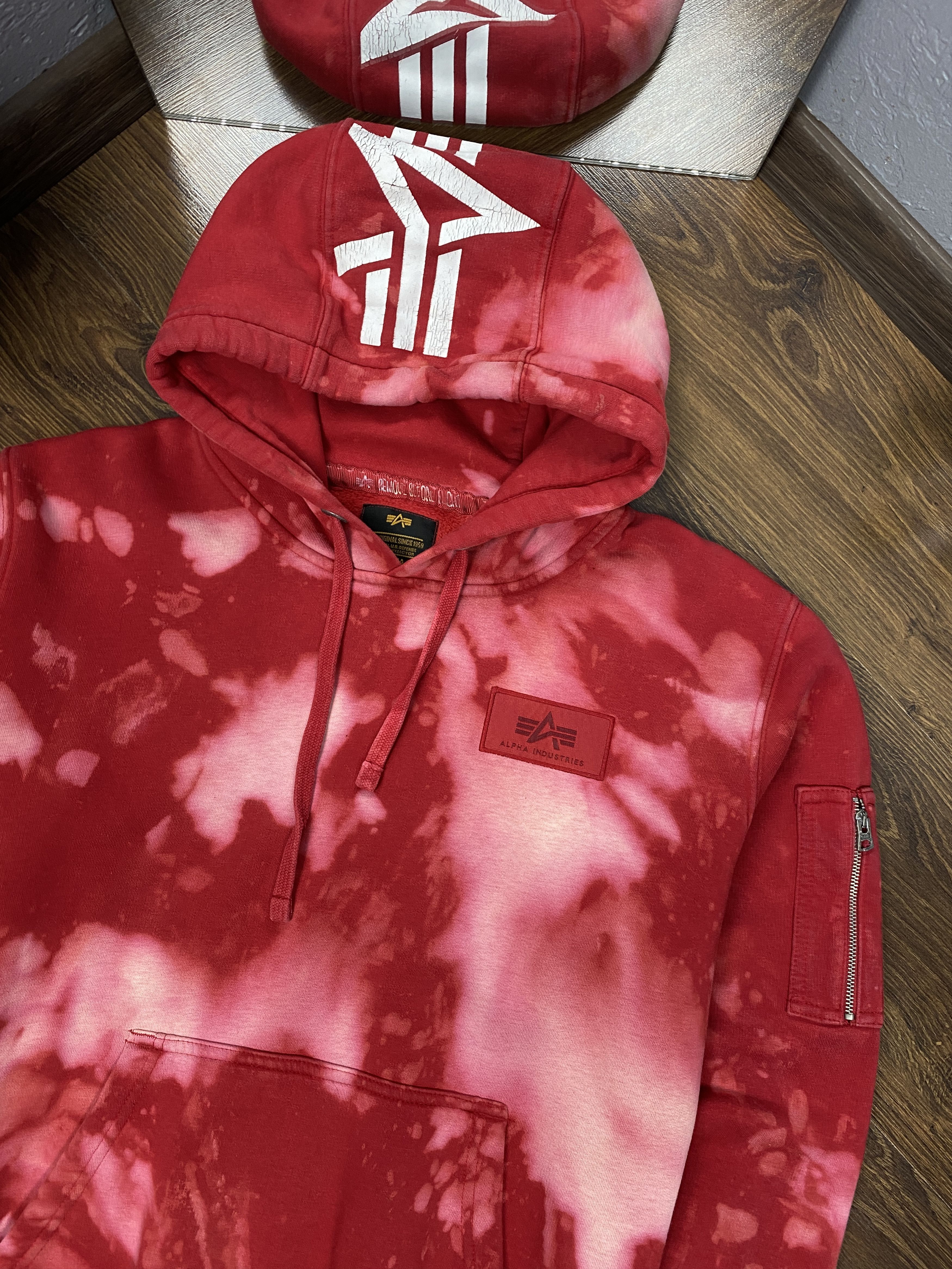Alpha Industries × Vintage Alpha Industries Vintage Mens Hoodie Size US M / EU 48-50 / 2 - 9 Thumbnail