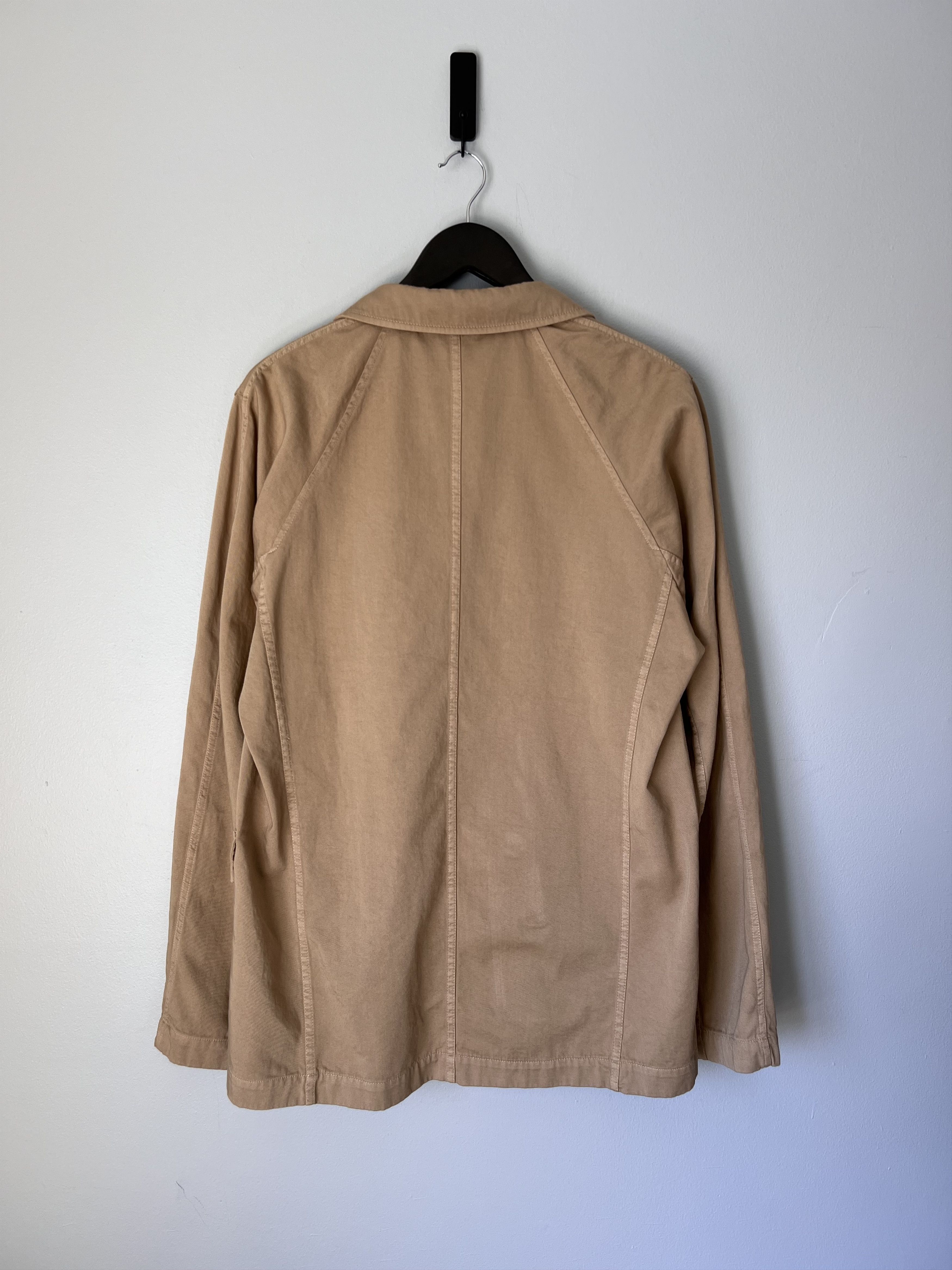 Dries Van Noten Dries Van Noten Bramptons Twill Jacket in Beige Size US M / EU 48-50 / 2 - 5 Thumbnail