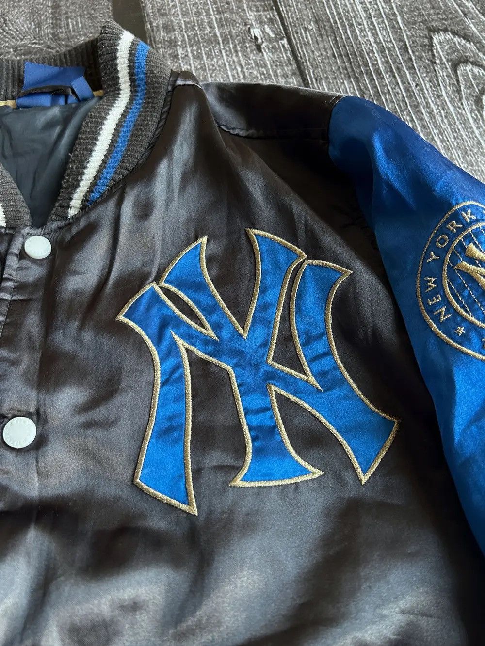 Hysteric Glamour VTG Streetwea New York Yankees Rap Carti Style Bomber Jacket Size US L / EU 52-54 / 3 - 3 Thumbnail