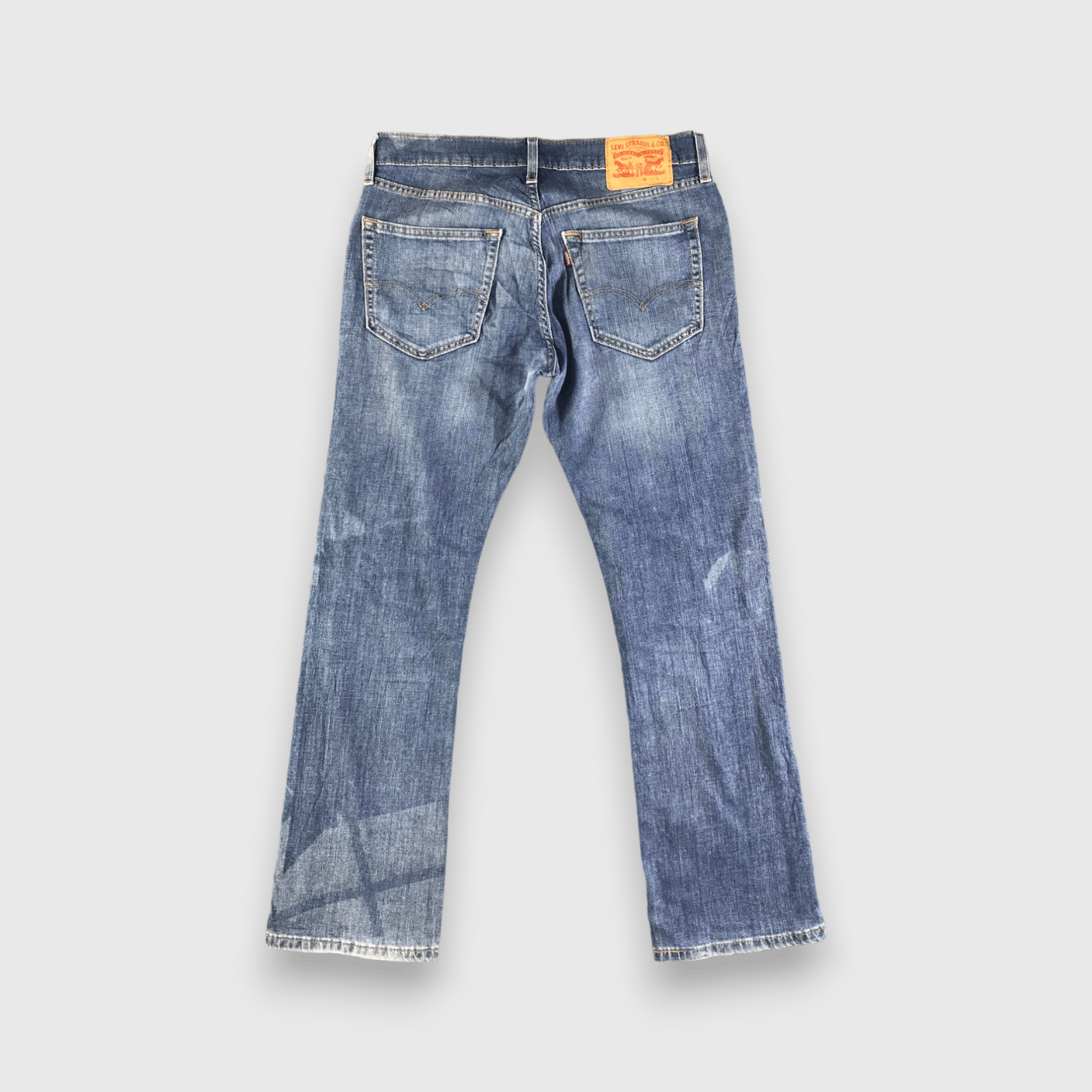 Levi's Vintage Blue Wash Levis 527 Flare Jeans-J4403 Size US 33 - 2 Thumbnail