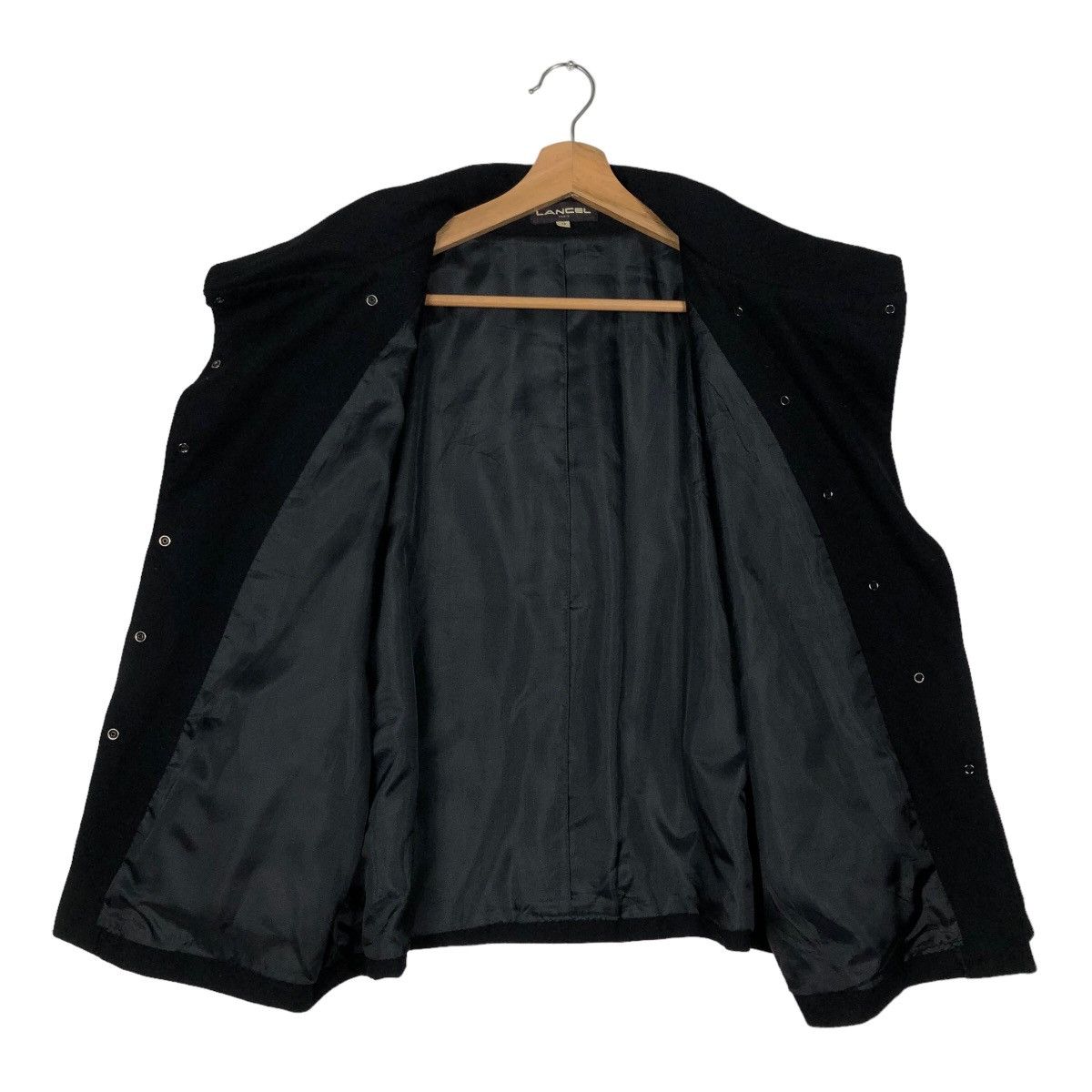 Lancel 🔥90’s Double Collar Wool Jacket Over Sized Lancel Paris Size US M / EU 48-50 / 2 - 10 Thumbnail