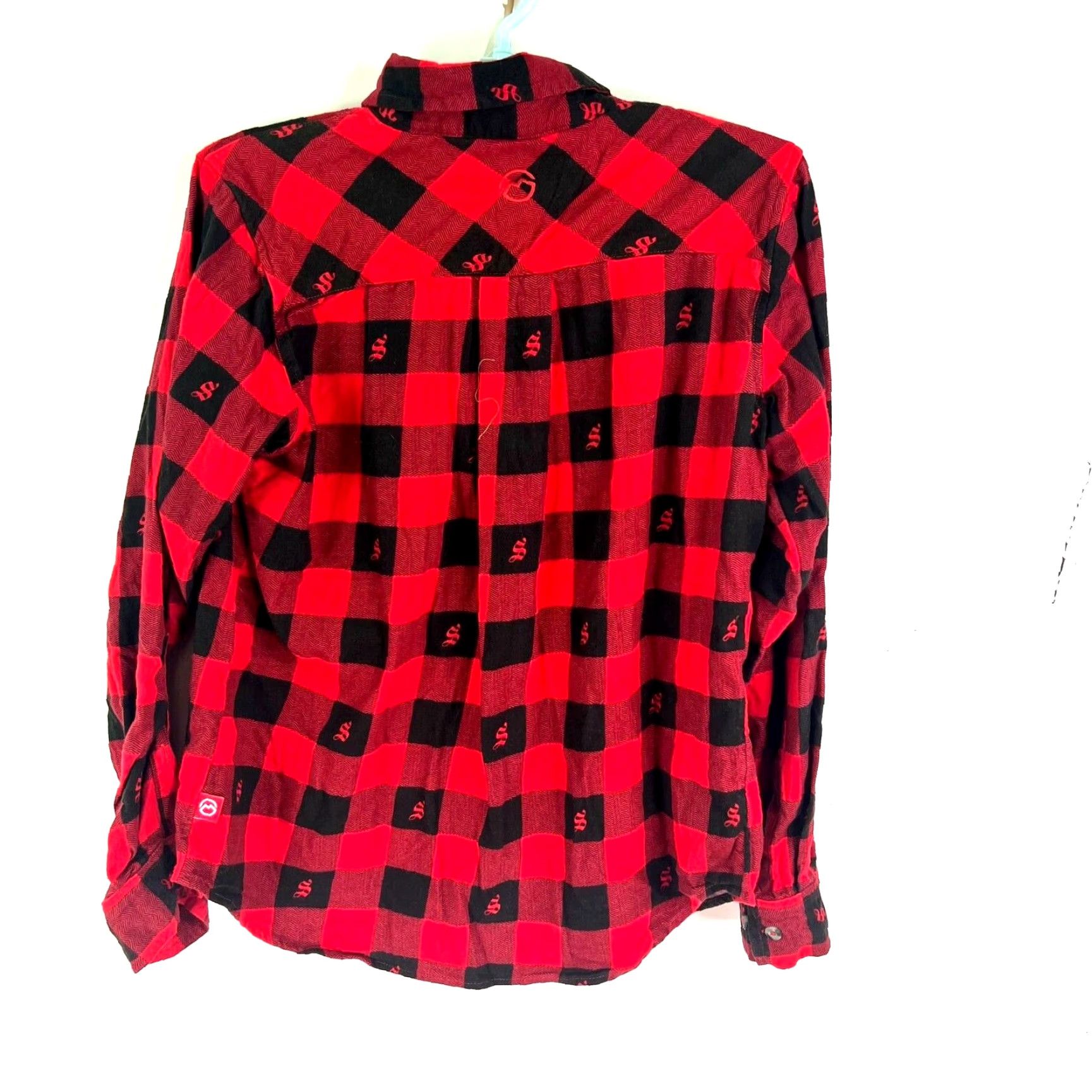 Vintage MAGELLAN Shiner Beer Plaid Button-Up Shirt Womens Size S Red/Black Flannel Casual Size S / US 4 / IT 40 - 5 Thumbnail