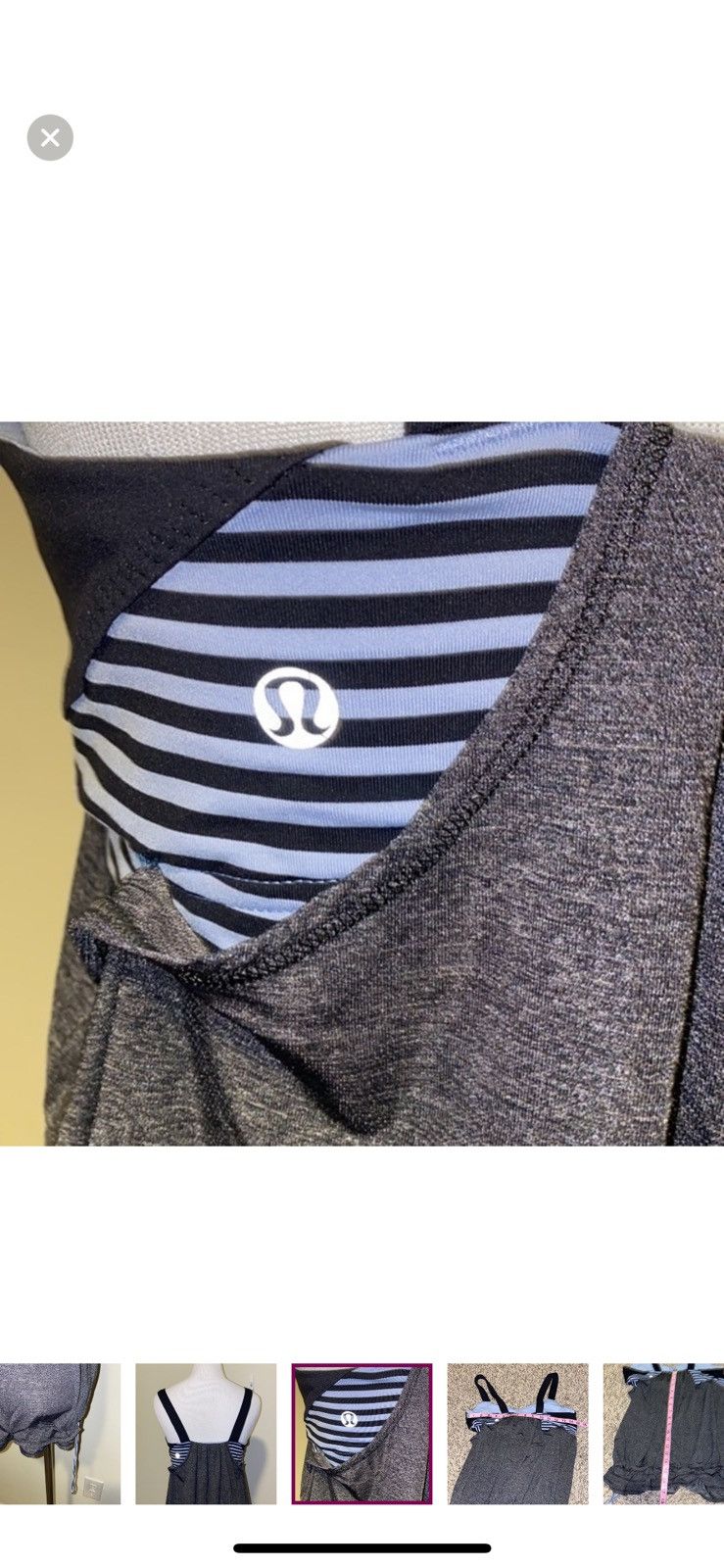 Lululemon Lululemon run back on track tank top size 10 Size L / US 10 / IT 46 - 3 Thumbnail