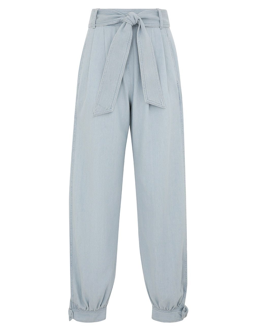 Zimmermann oc11z1025 Acacia Denim Harem Pant in Ice Blue Size 30" / US 8 / IT 44 - 1 Thumbnail
