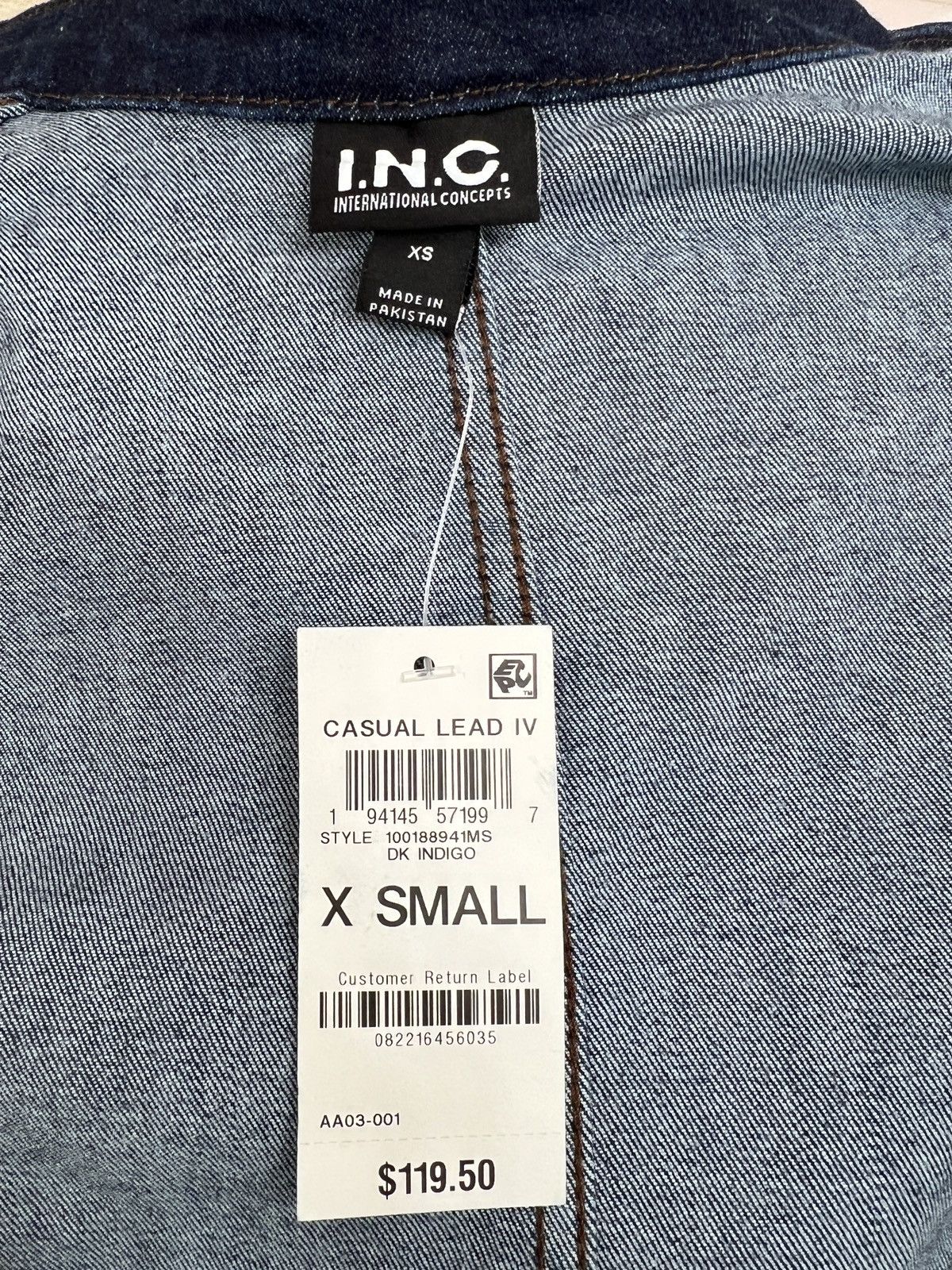 I.N.C INC International Concepts Dark Blue Jacket size XS Size XS / US 0-2 / IT 36-38 - 6 Thumbnail