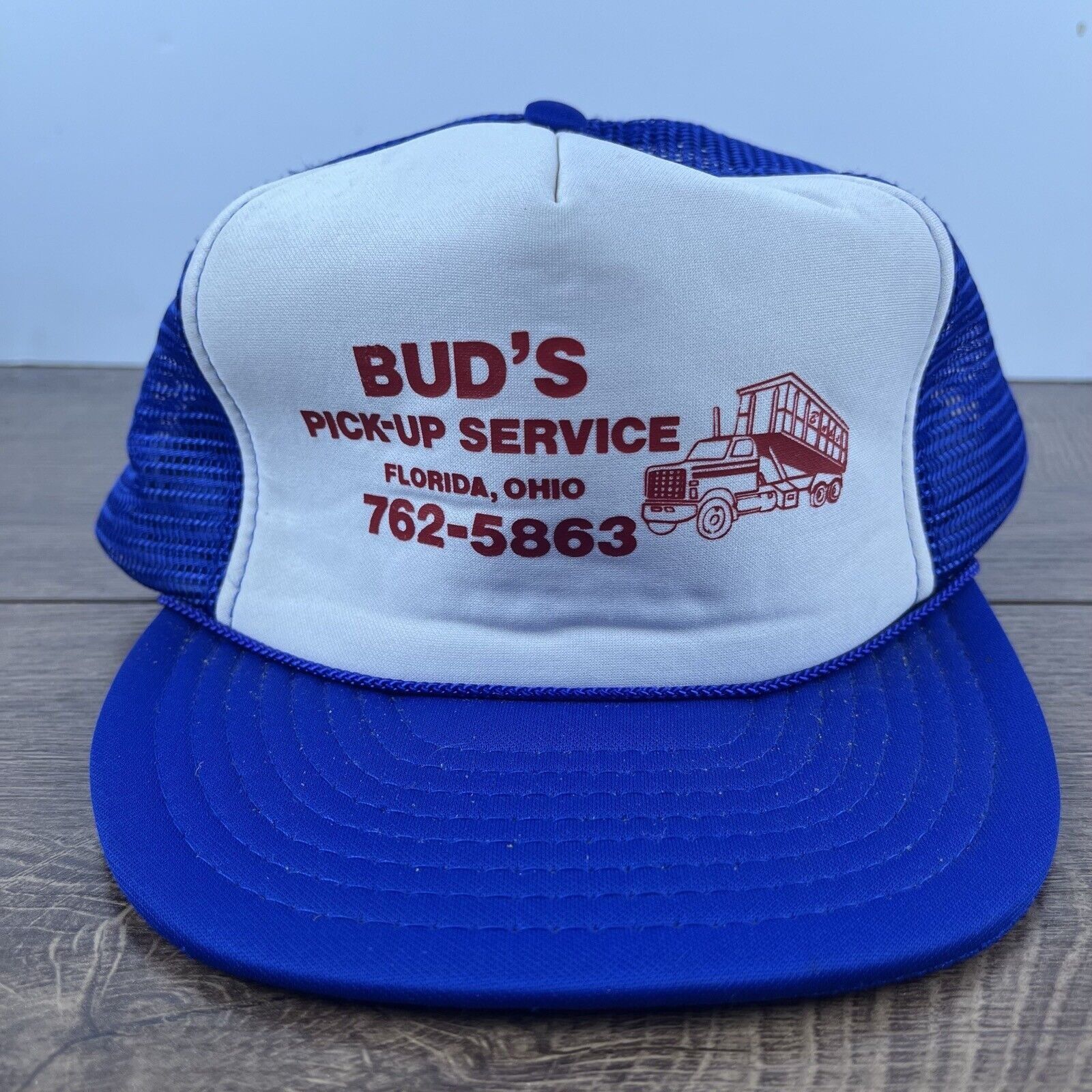 Other Buds Pick Up Service Hat Florida Ohio White Cap Hat Adjustab Size ONE SIZE - 1 Thumbnail