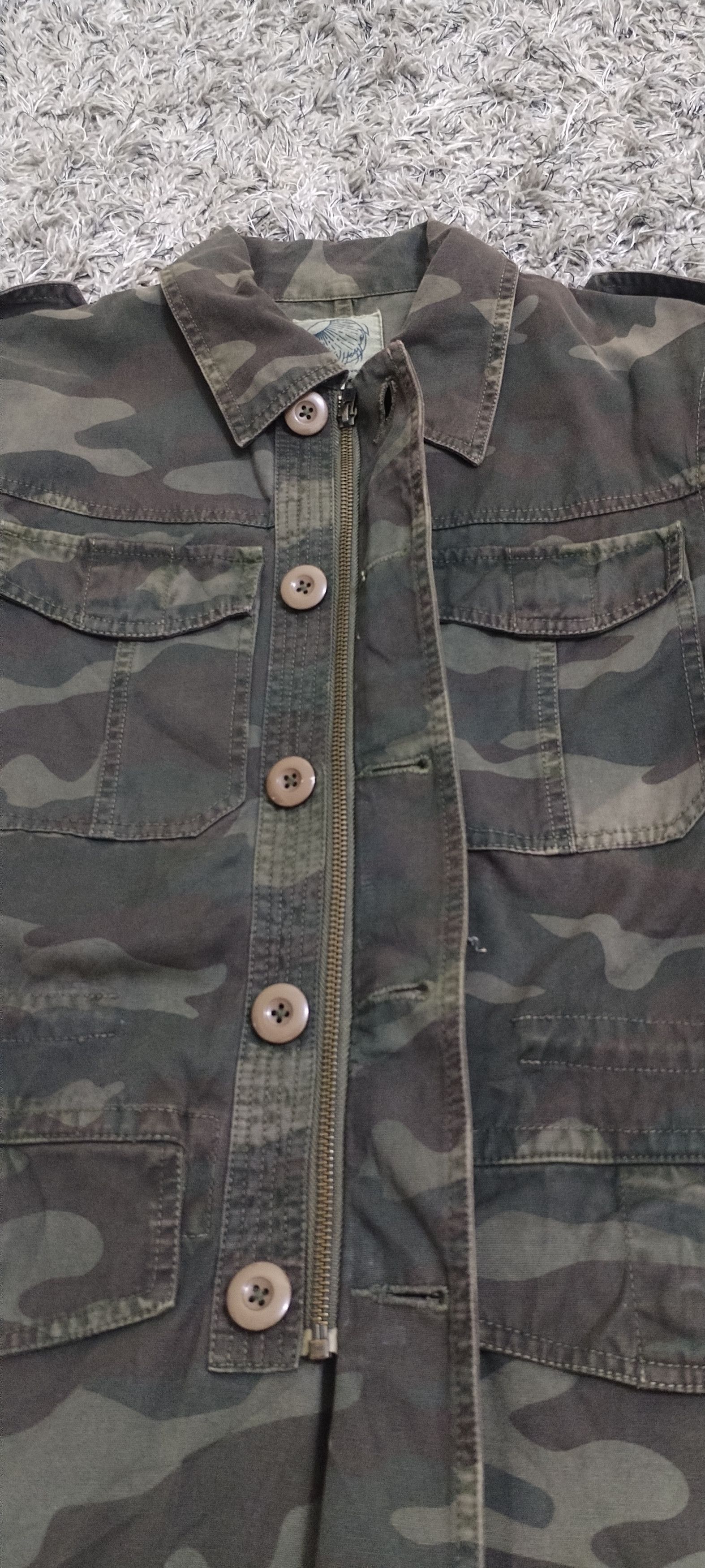 If Six Was Nine × Japanese Brand × Le Grande Bleu (L.G.B.) Made in Heaven Multipocket Camo Shirt Size US M / EU 48-50 / 2 - 8 Thumbnail