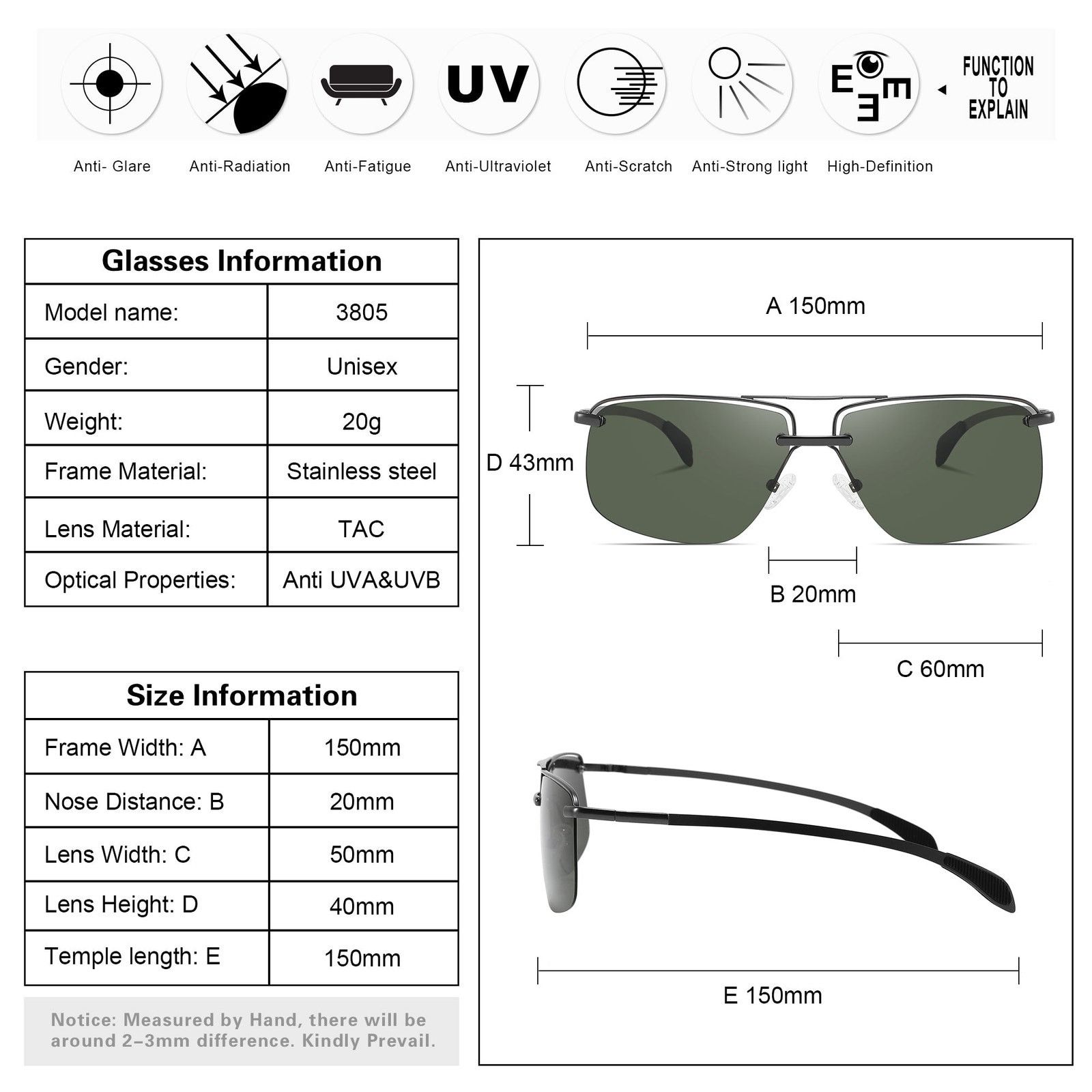 Other Tucci Metal Elegance Sunglasses Size ONE SIZE - 9 Thumbnail