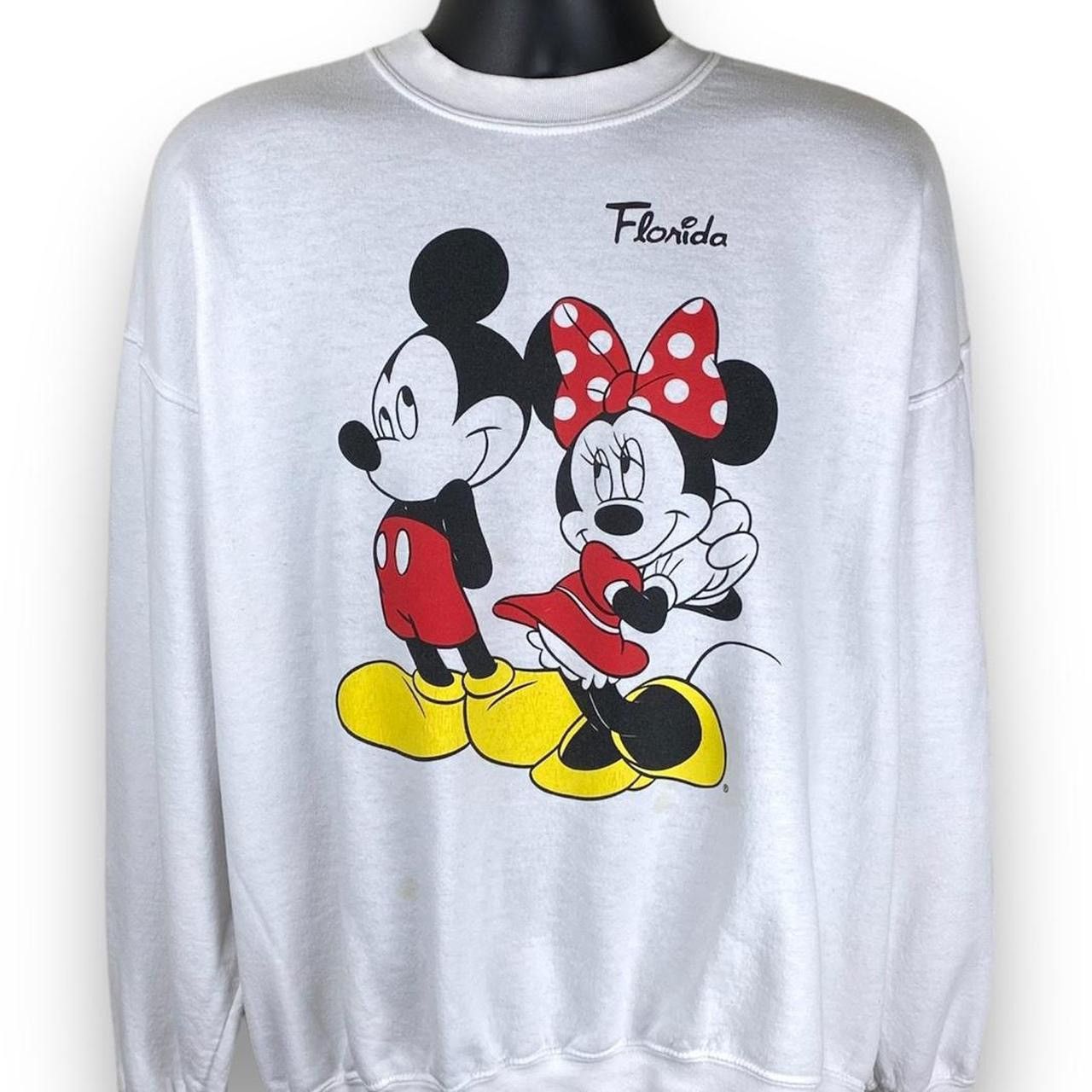 Disney × Mickey Mouse × Vintage Vintage Gildan Disney Mickey Minnie Florida Sweatshirt Size US XL / EU 56 / 4 - 1 Thumbnail