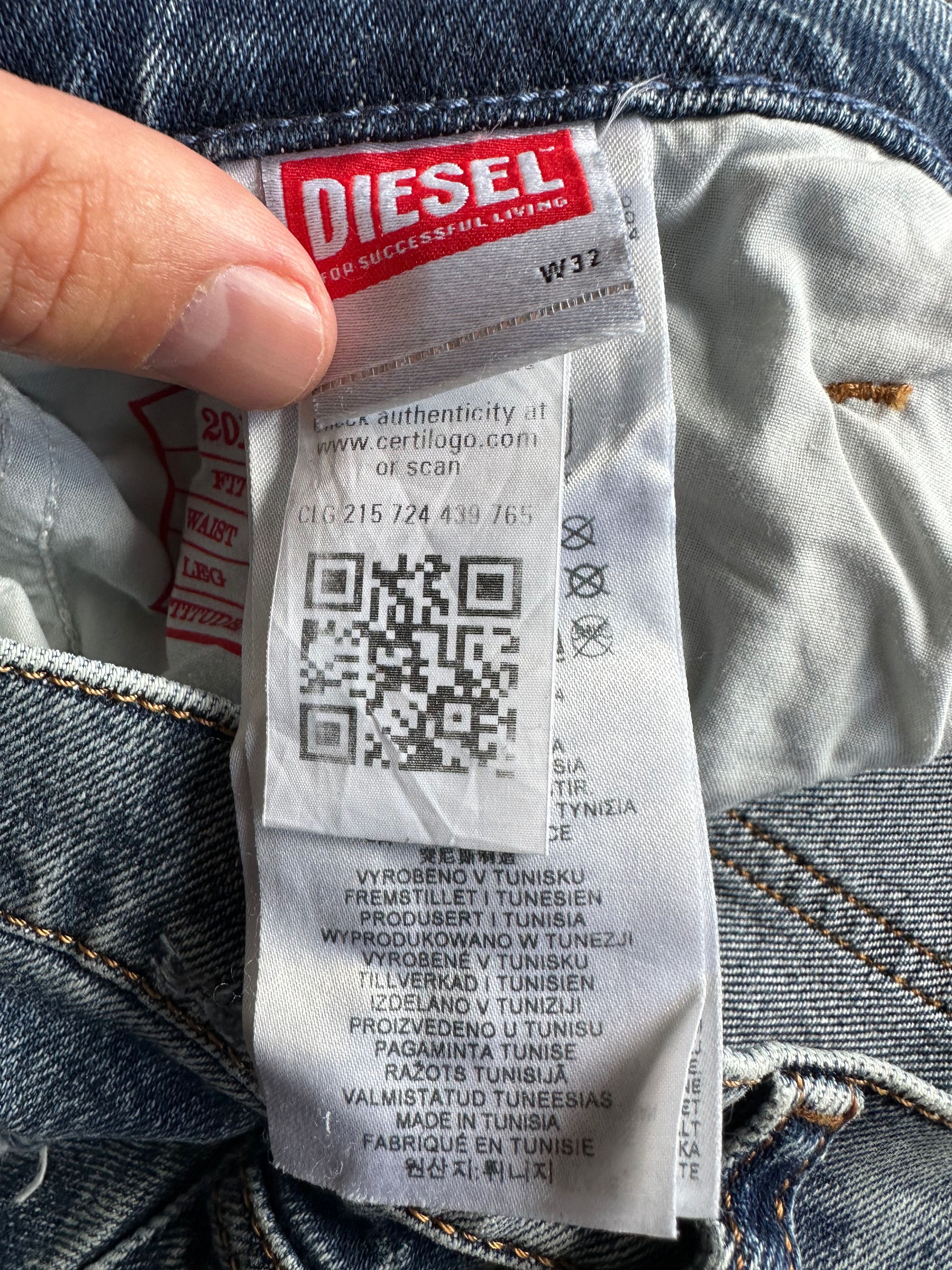 Diesel DIESEL D-Strukt 2019 Slim Denim Pants jeans Size US 32 / EU 48 - 2 Thumbnail