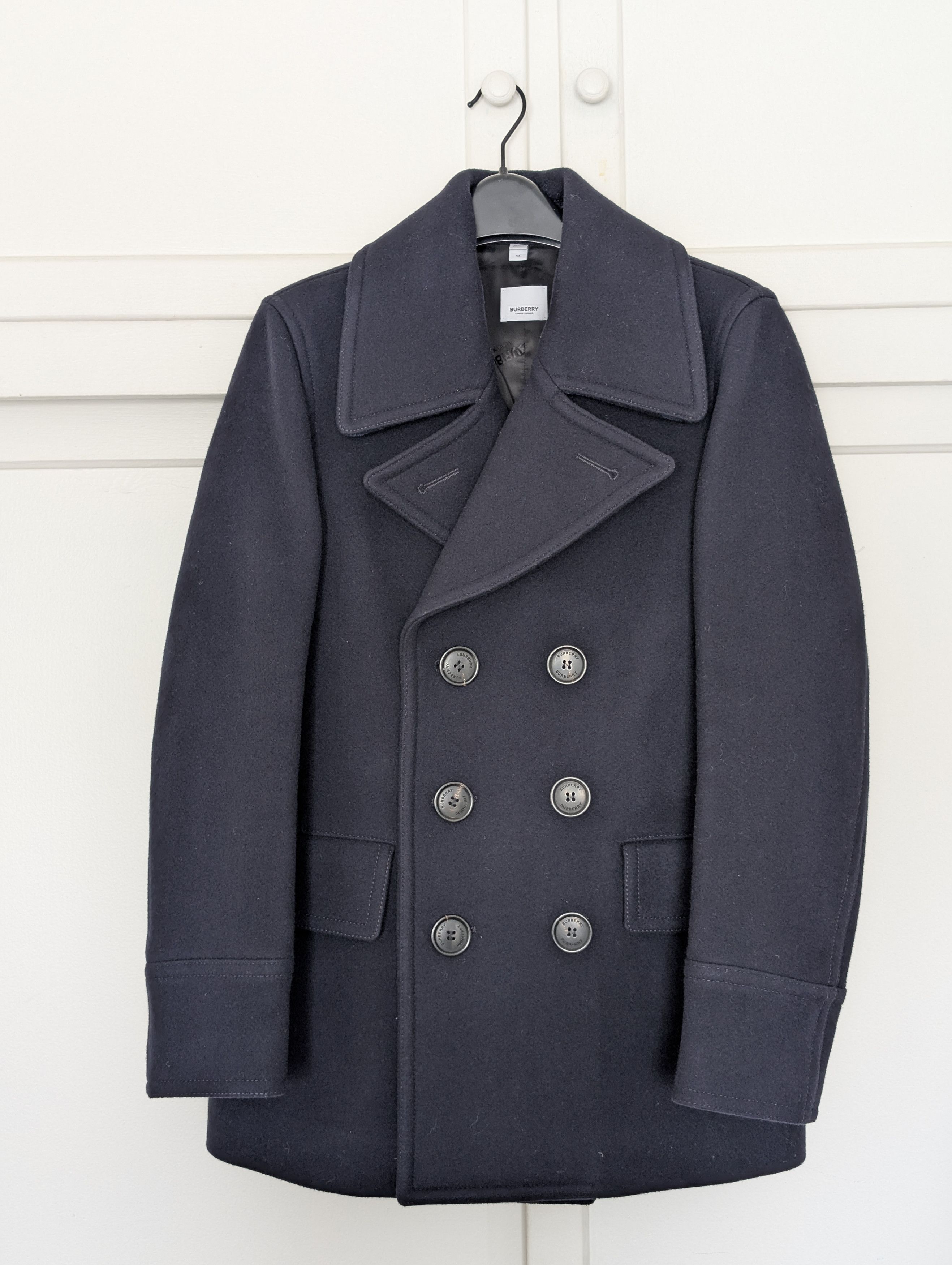 Burberry Burberry Men's Peacoat Navy Size US S / EU 44-46 / 1 - 1 Thumbnail