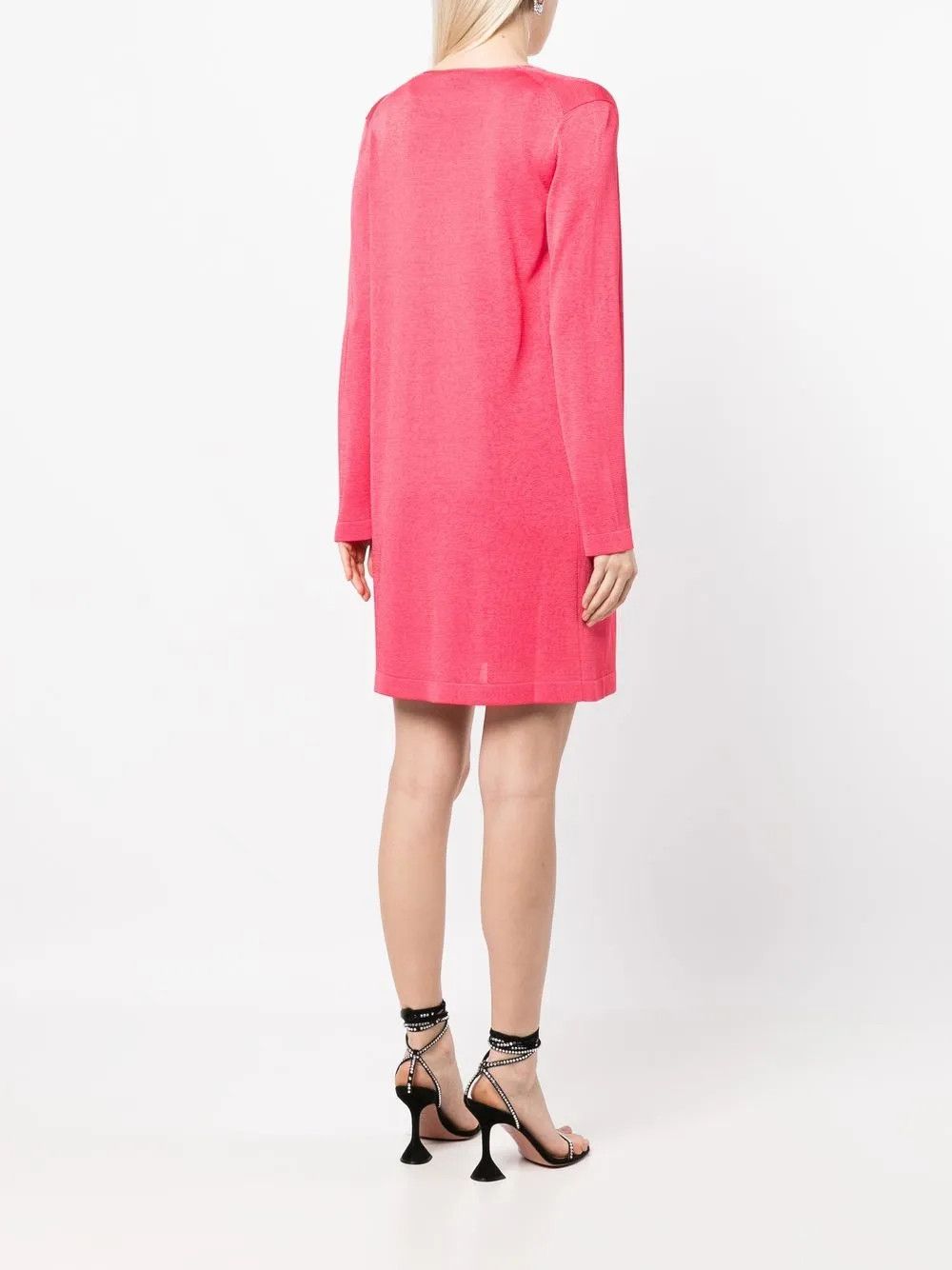 Tom Ford o1w1db10225 CGK003 Knitted Long-sleeve Cardigan in Dark Pink Size S / US 4 / IT 40 - 4 Thumbnail