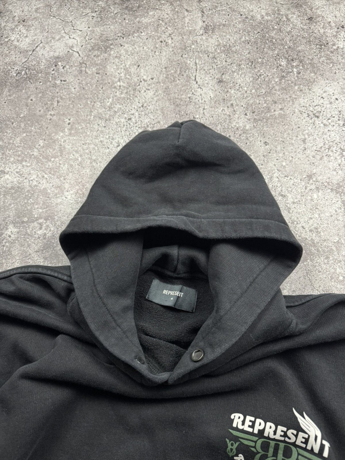 Represent Clo. Represent Owners Racing Club Faded Boxy Hoodie Y2K Size US M / EU 48-50 / 2 - 11 Thumbnail