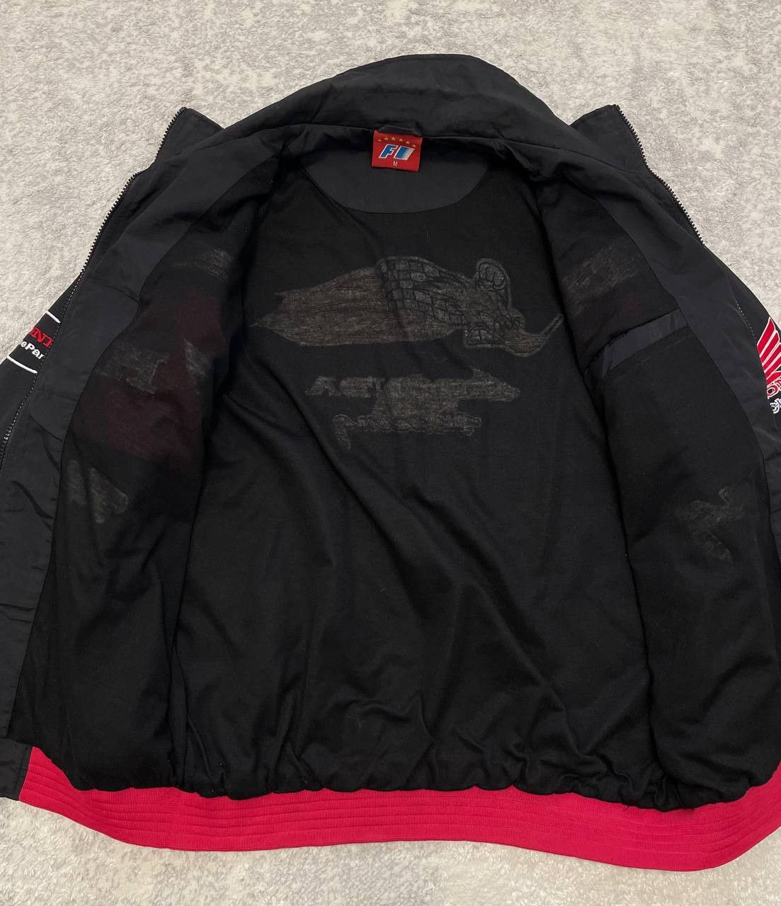 Formula 1 Vintage Honda Racing Jacket Michael Schumacher Woody F1 Y2K Size US M / EU 48-50 / 2 - 11 Thumbnail