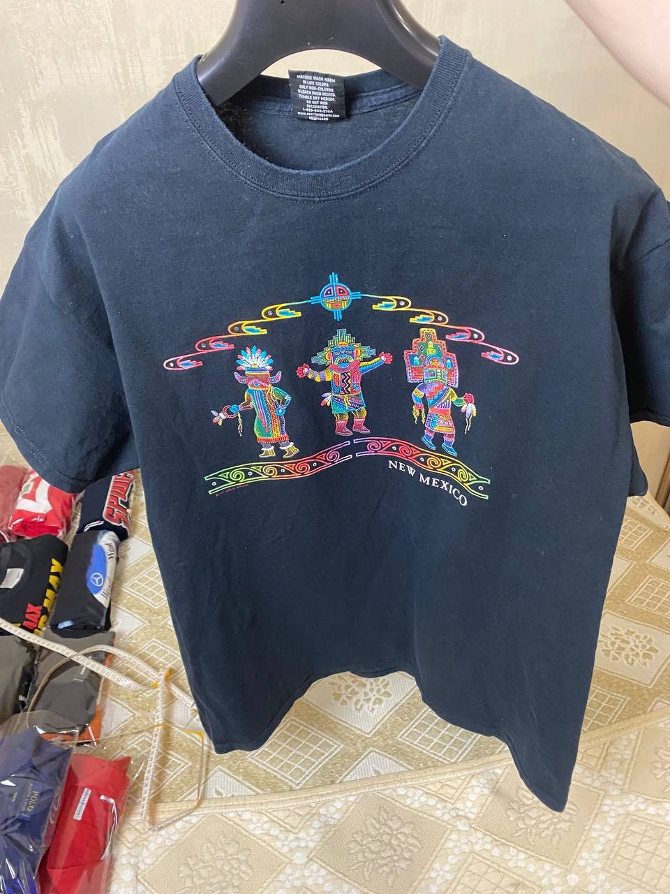 American Apparel 🔥 Art Gecko Apparel New Mexico Southwestern Tribal T Shirt Size US XL / EU 56 / 4 - 4 Thumbnail