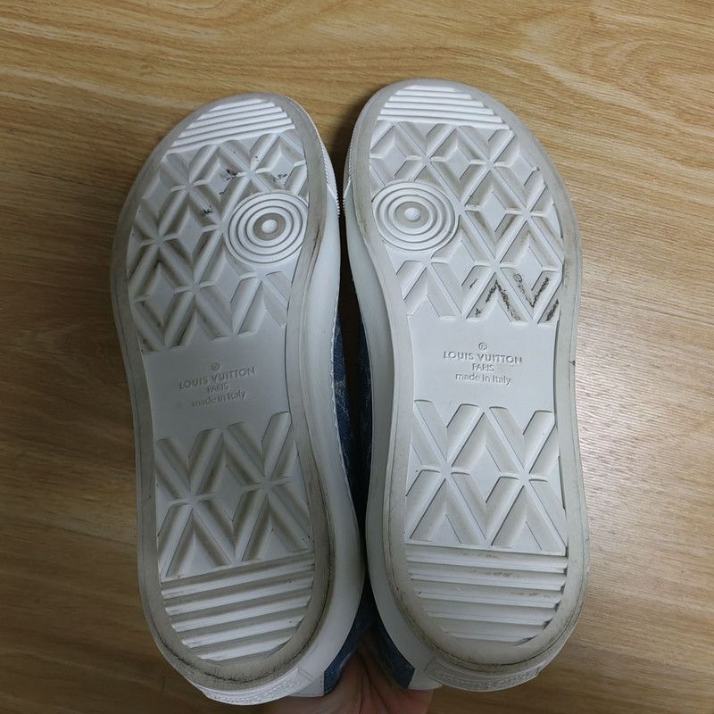 Louis Vuitton Louis Vuitton Tattoo High-Top Denim Fashion Sneakers Size US 9 / EU 42 - 4 Thumbnail