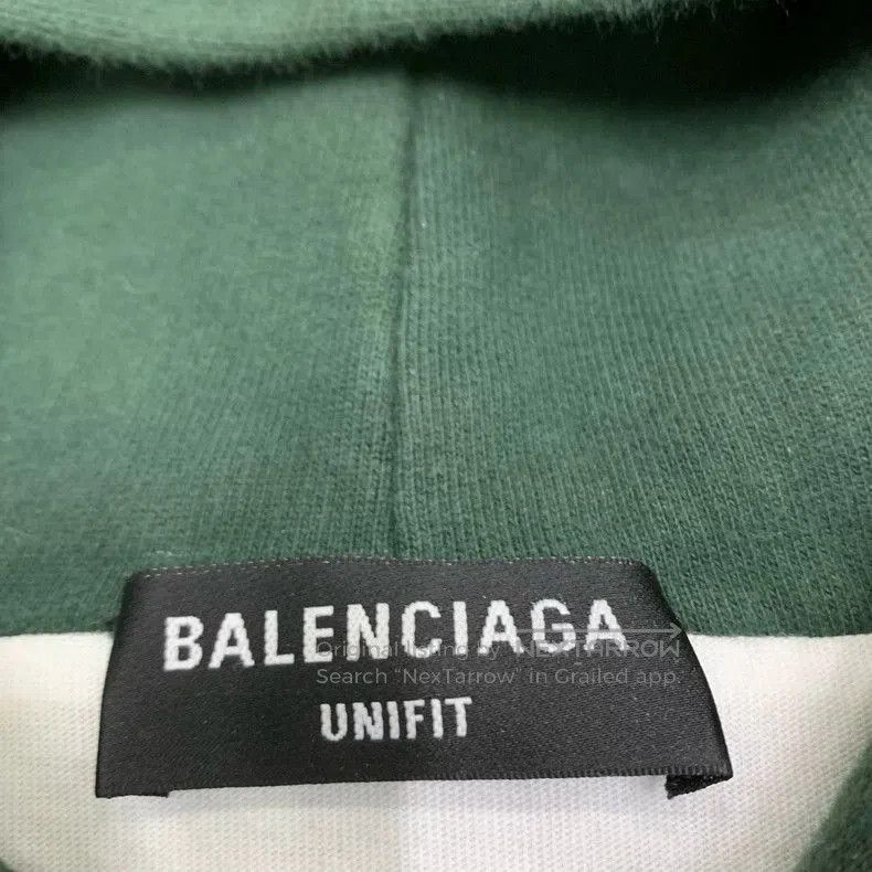 Balenciaga Balenciaga Green Distressed Hoodie Sweatshirt. Size US XS / EU 42 / 0 - 3 Thumbnail