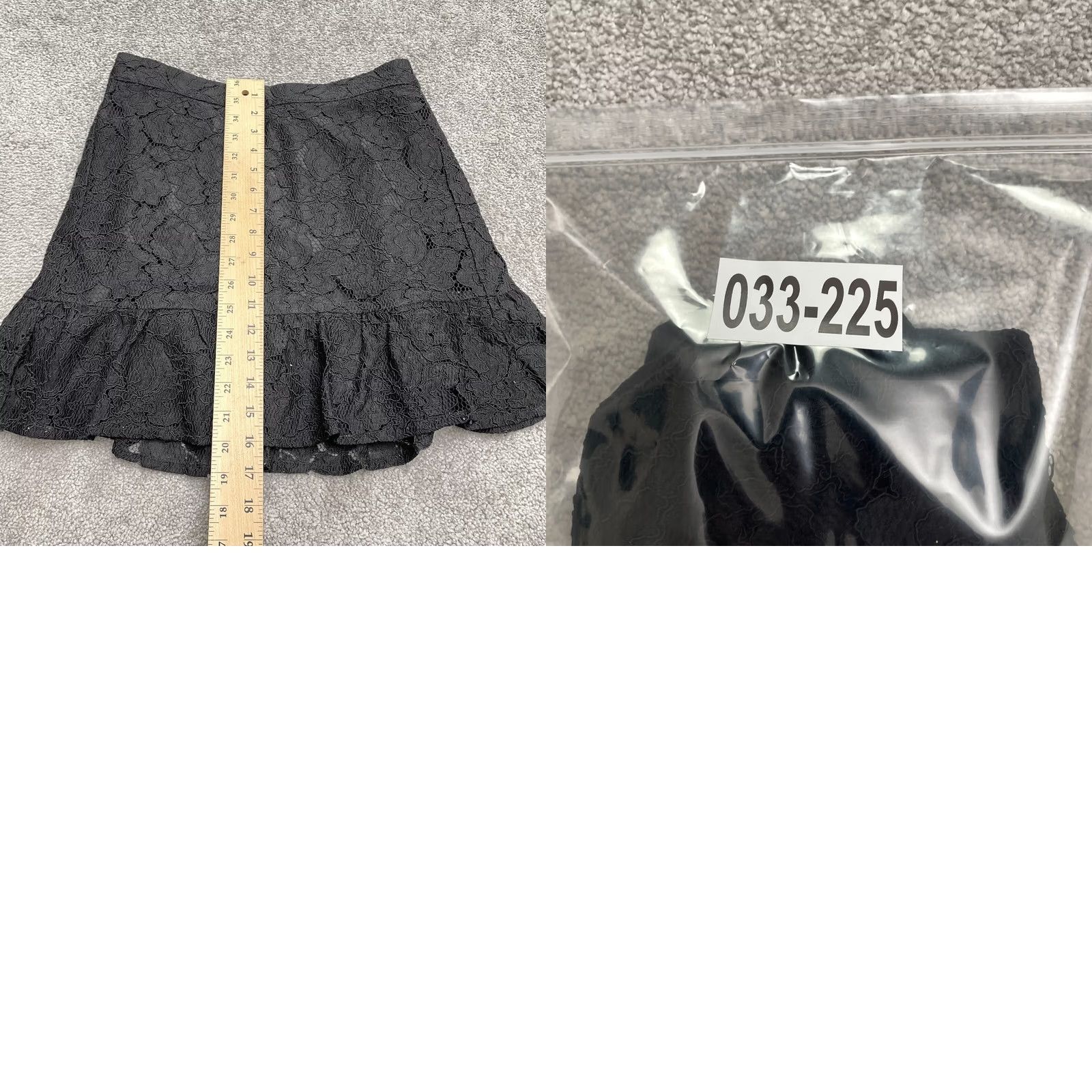 J.Crew VINTAGE? No, skip. J. Crew Lace A-Line Mini Skirt Womens 0 Solid Black Elastic Waist Lined Casual Size 25" / US 0 / IT 36 - 8 Thumbnail