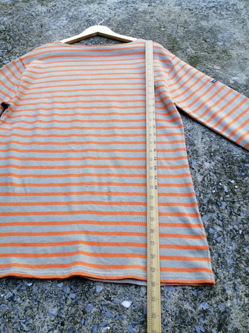 Designer × Saint James Saint James L'atelier Stripe Longsleeve Shirt Size M / US 6-8 / IT 42-44 - 2 Thumbnail