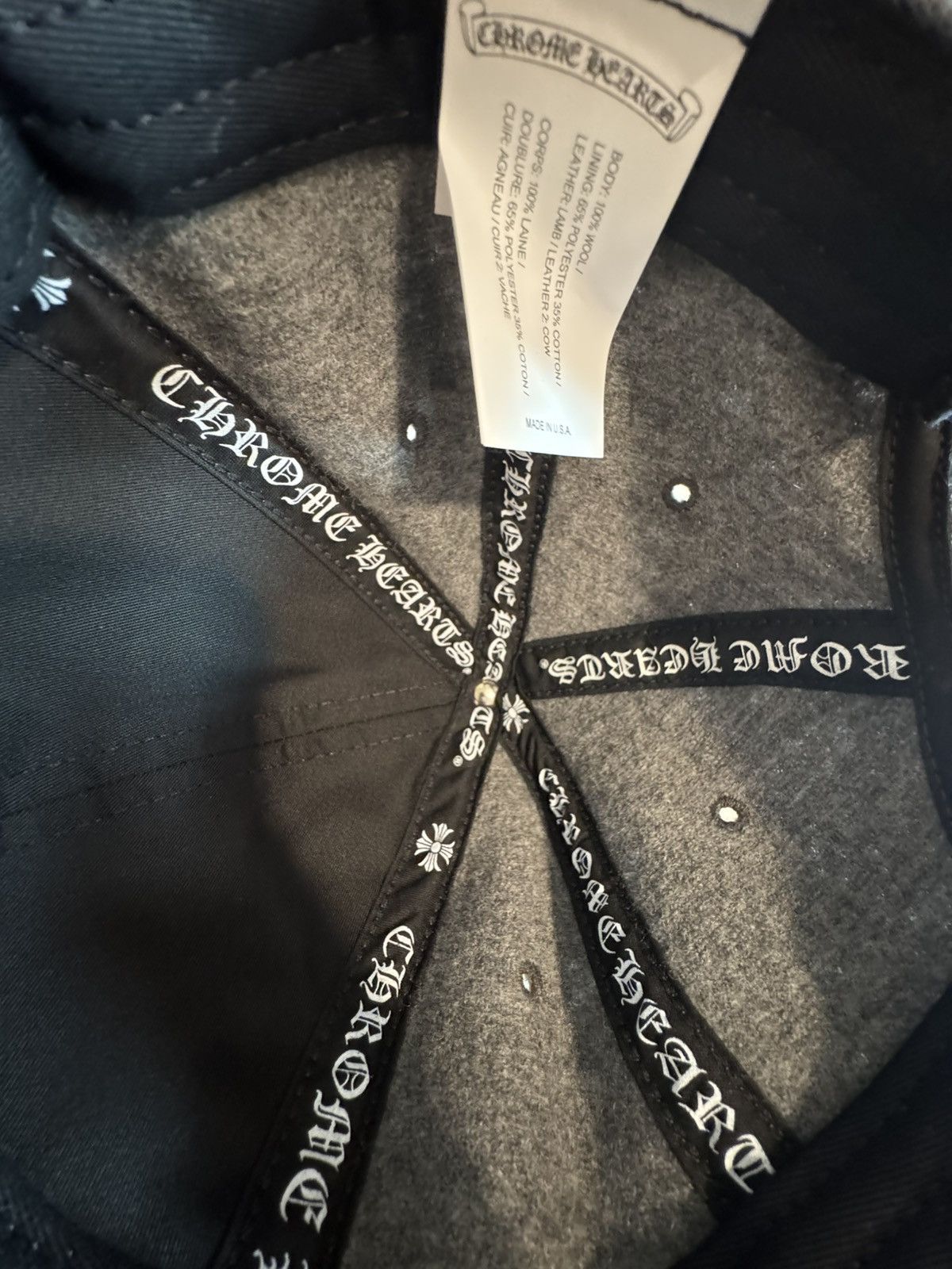 Chrome Hearts CH Patched Wool Cap Size ONE SIZE - 6 Thumbnail