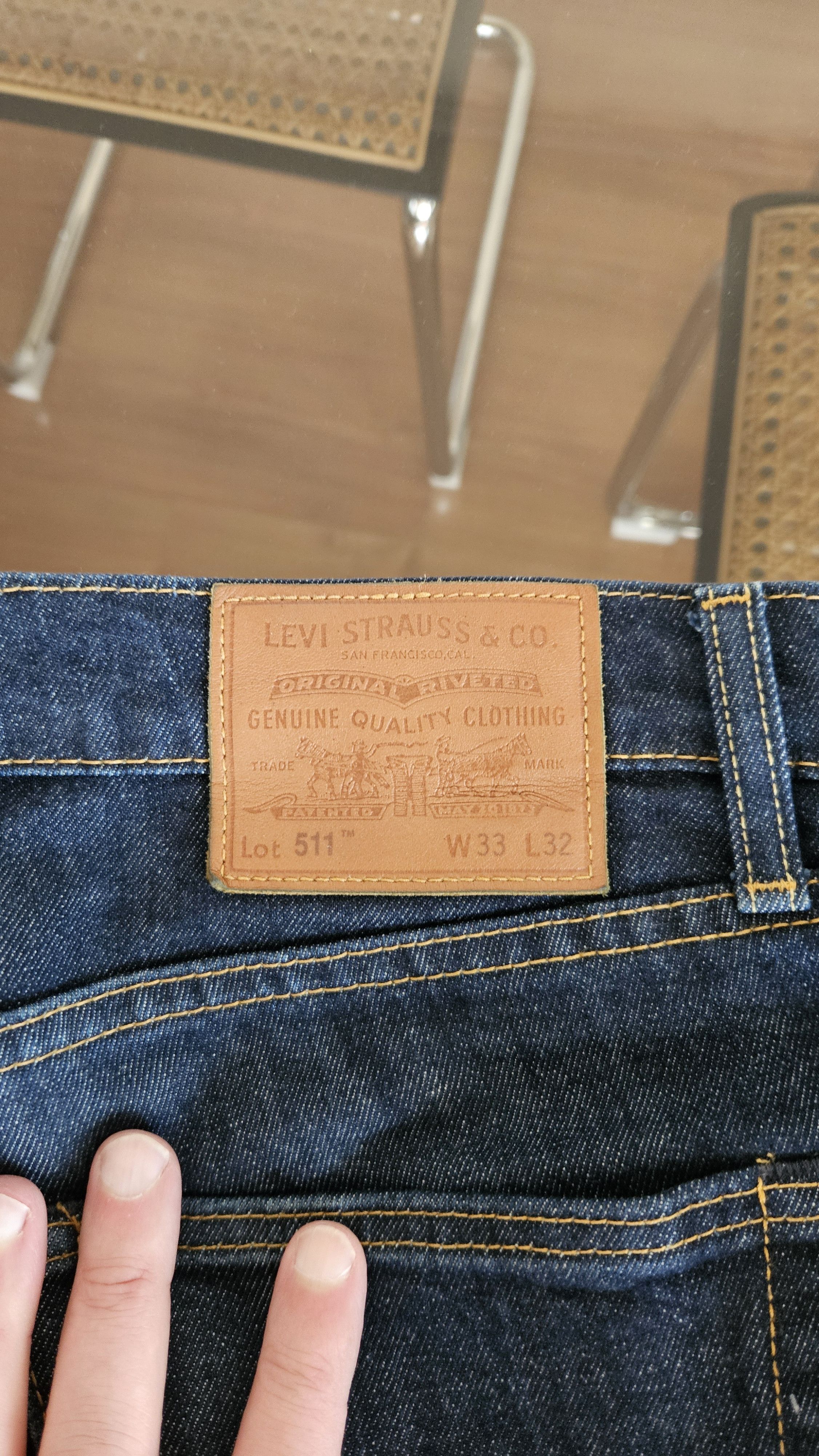 Levi's 511 Levi's blue denim Size US 33 - 4 Thumbnail