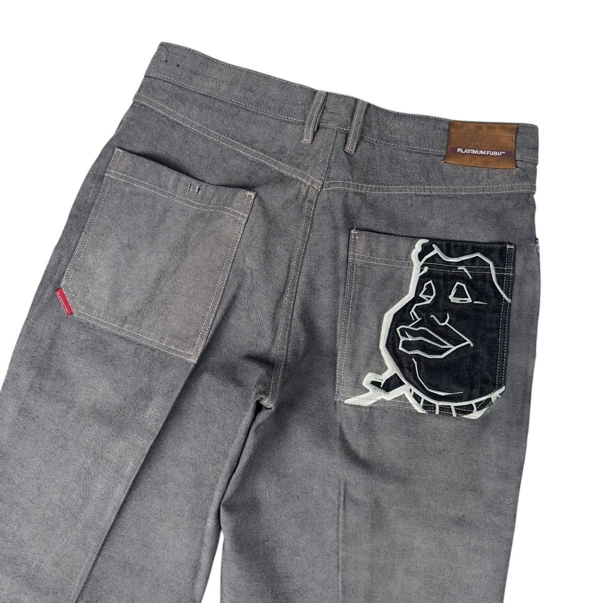 Fubu Vintage FUBU Platinum Fat Albert Carpenter Jeans 40x30 Y2K Size US 40 / EU 56 - 1 Thumbnail