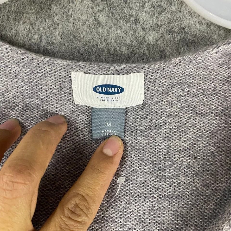 Old Navy Old Navy Sweater Women's Pullover Gray Cotton Blend Adults M Size M / US 6-8 / IT 42-44 - 3 Thumbnail