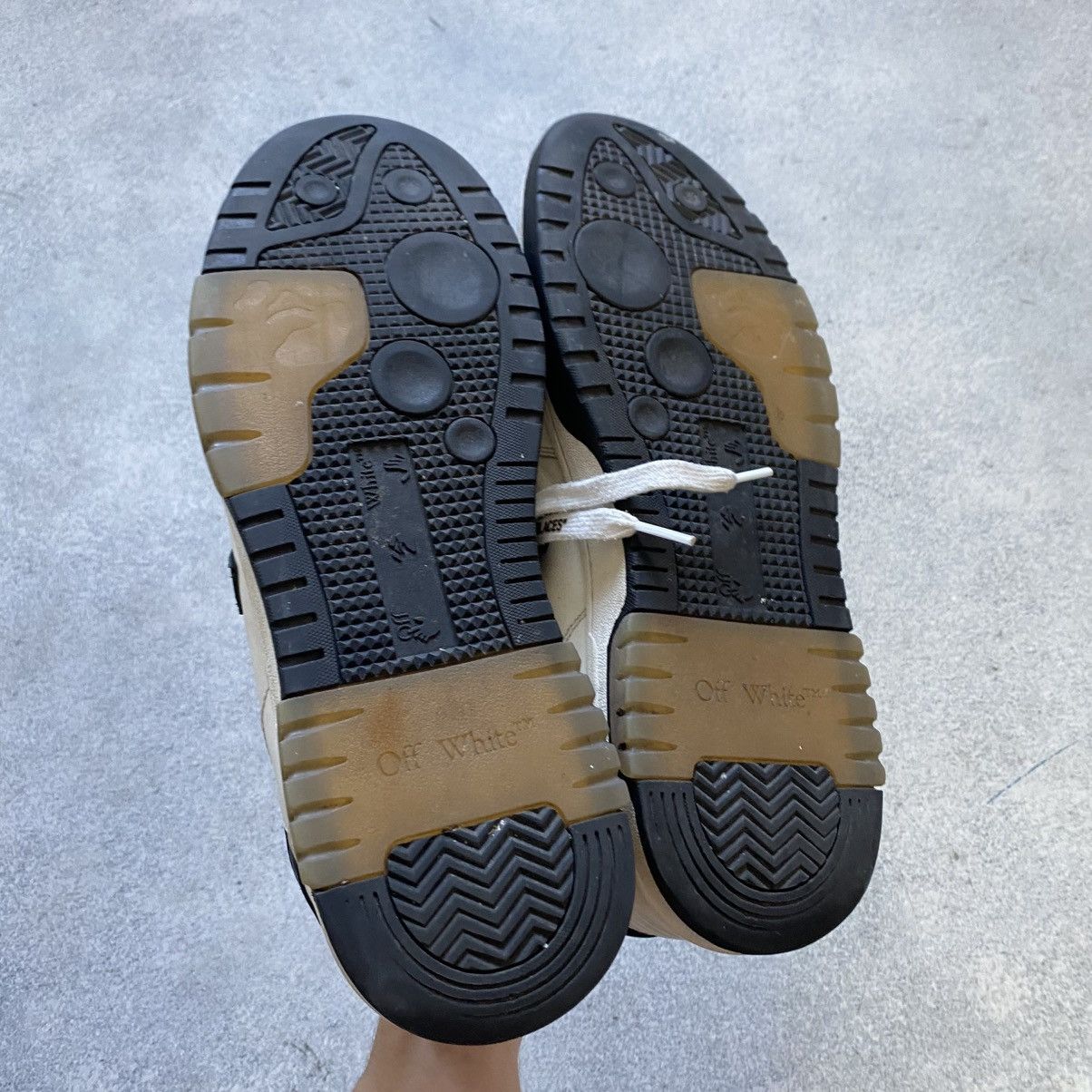 Off-White OFF WHITE Office Sneaker White Black Size US 10 / EU 43 - 7 Thumbnail