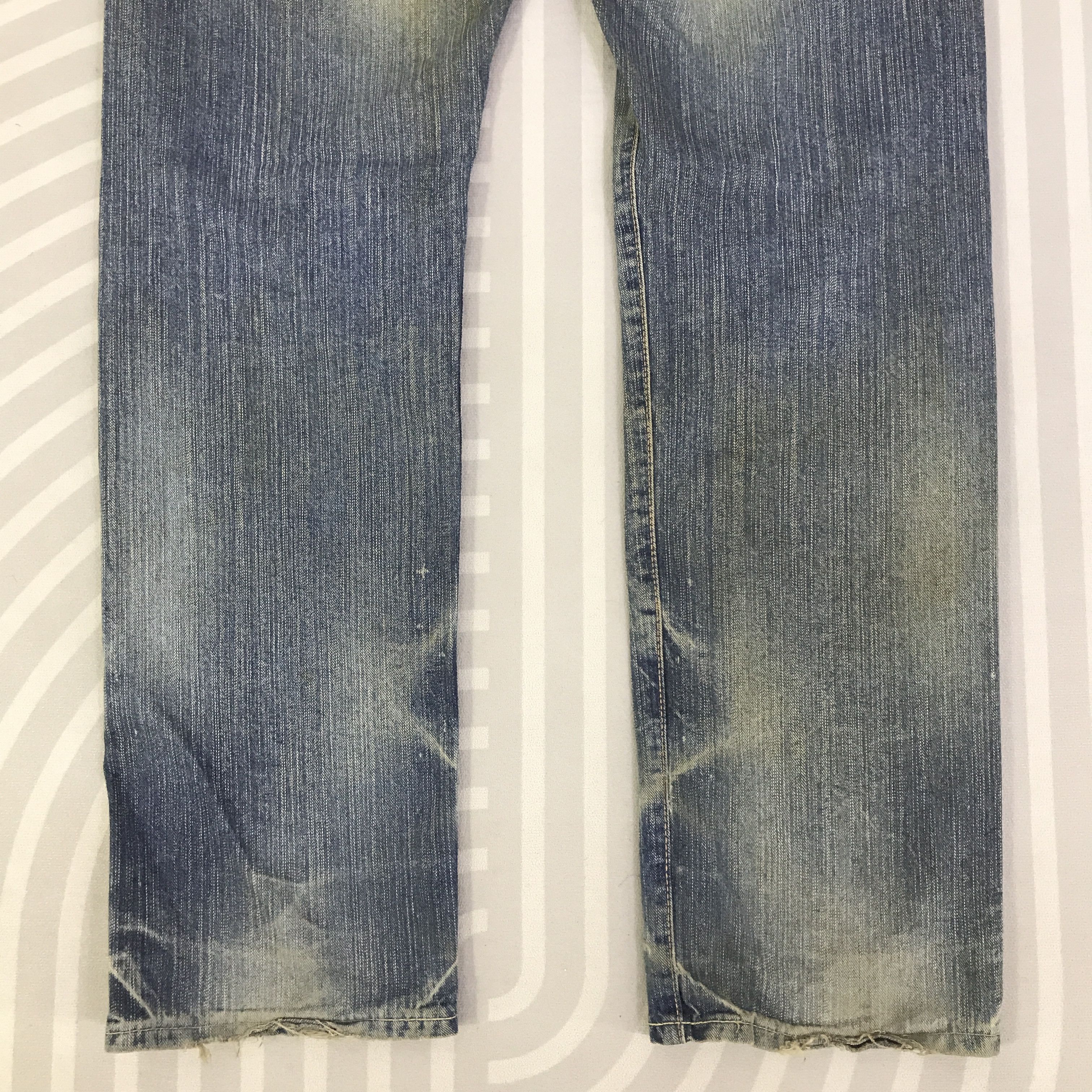 Edwin Vintage Edwin Distressed Denim Jeans pants K129B2 Size US 34 / EU 50 - 6 Thumbnail