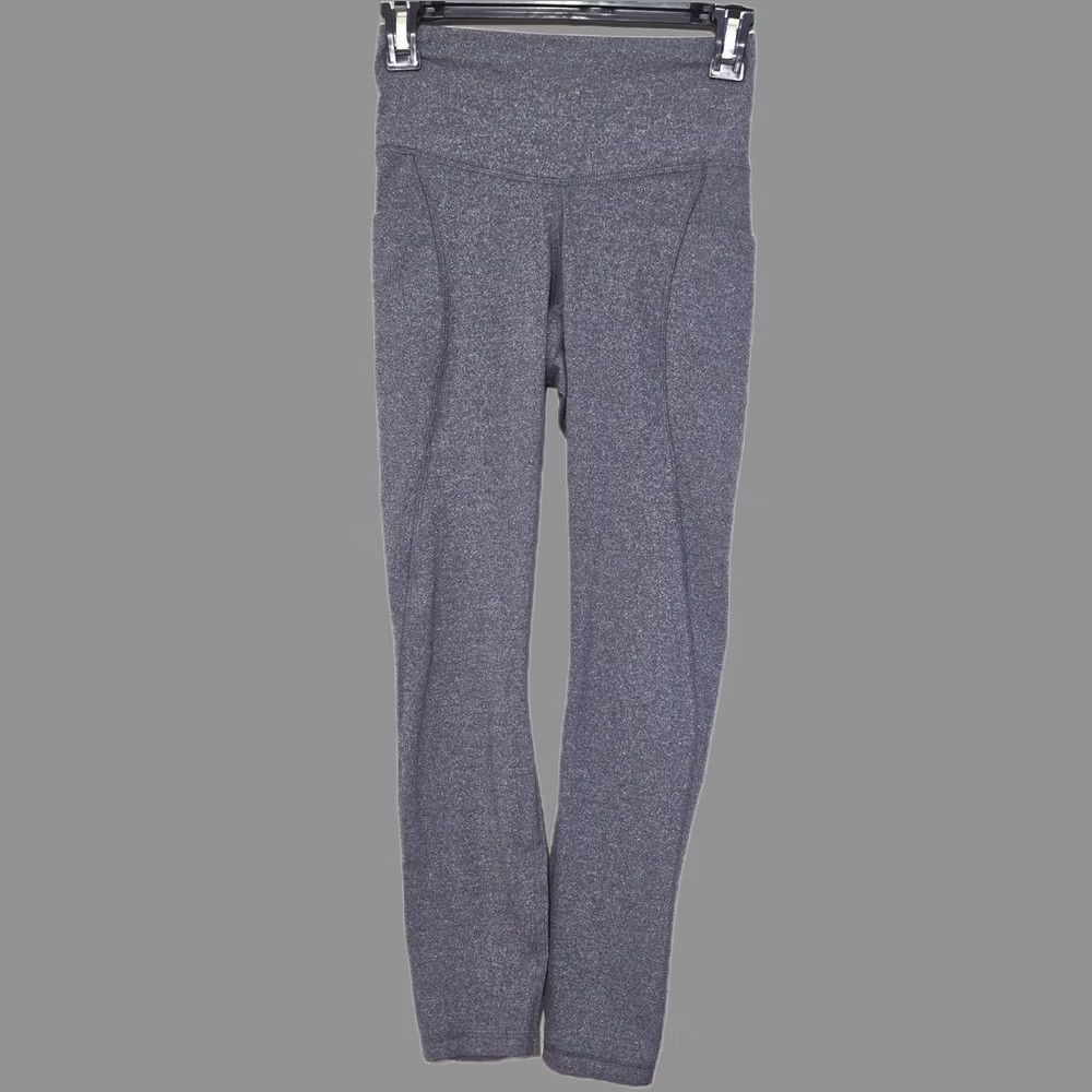 Vintage VINTAGE? No. Members Mark Everyday High Rise Ankle Leggings XS Pockets Gray Women Yoga Casual Regular Ankle Size XS Size 26" / US 2 / IT 38 - 1 Thumbnail