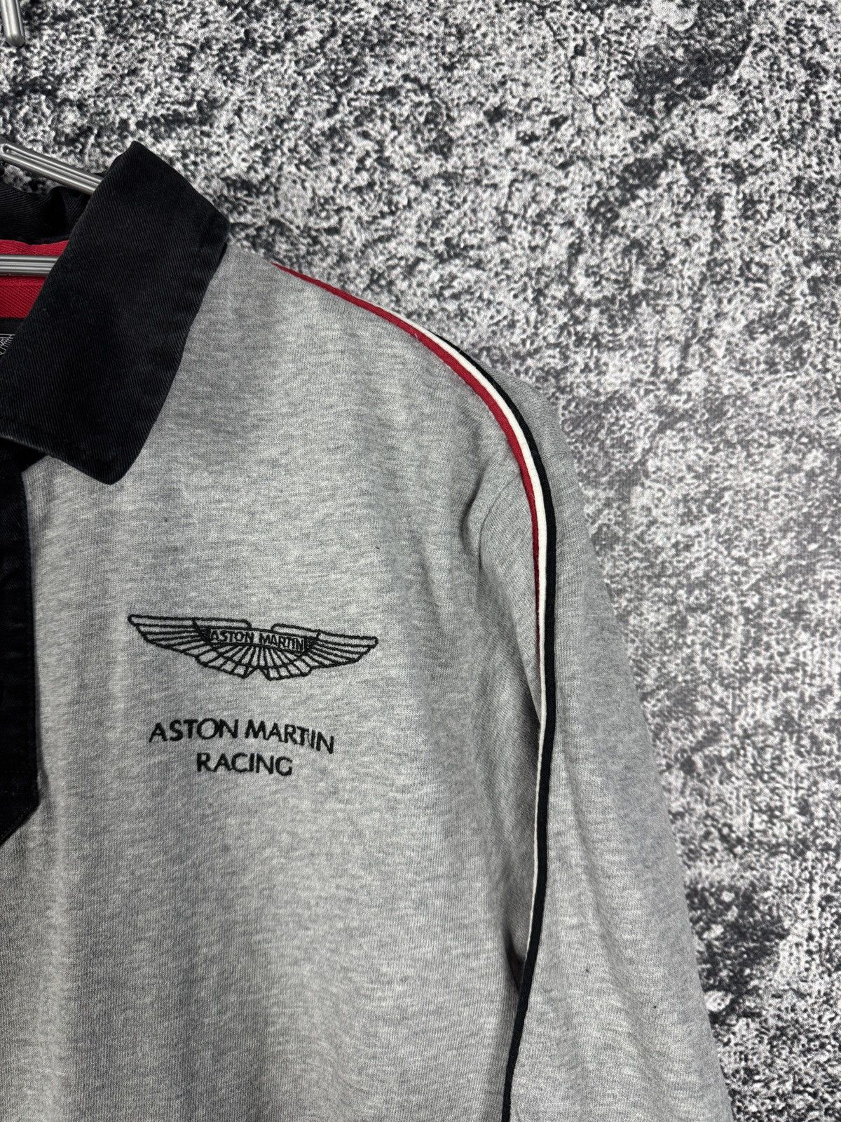 Hackett Hackett Aston Martin Racing Long Sleeve Polo Shirt Size L Size US L / EU 52-54 / 3 - 5 Thumbnail