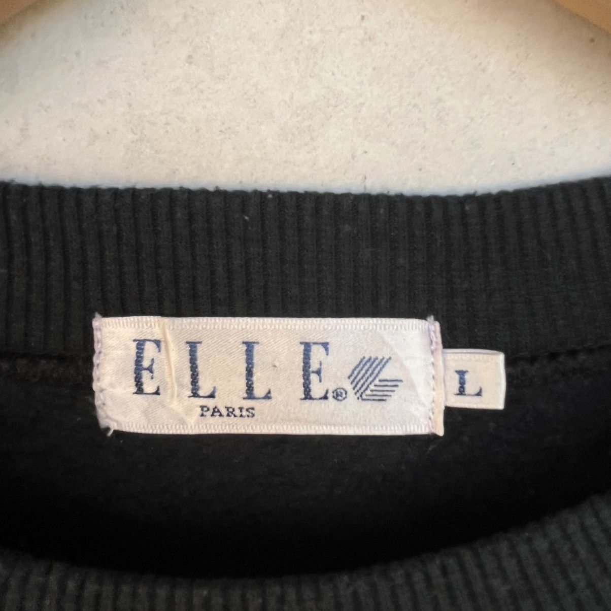 Other Vintage ELLE Paris Black Sweatshirt Size L Size L / US 10 / IT 46 - 5 Thumbnail