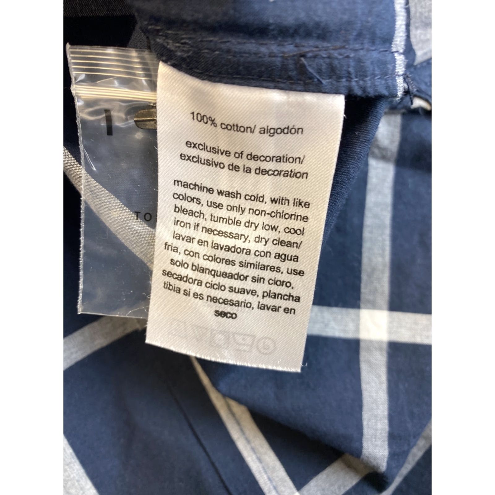 Tommy Hilfiger VINTAGE Tommy Hilfiger Shirt Mens Medium Button-Up Plaid Blue 41-62 Casual Preppy Mens Size US M / EU 48-50 / 2 - 7 Thumbnail