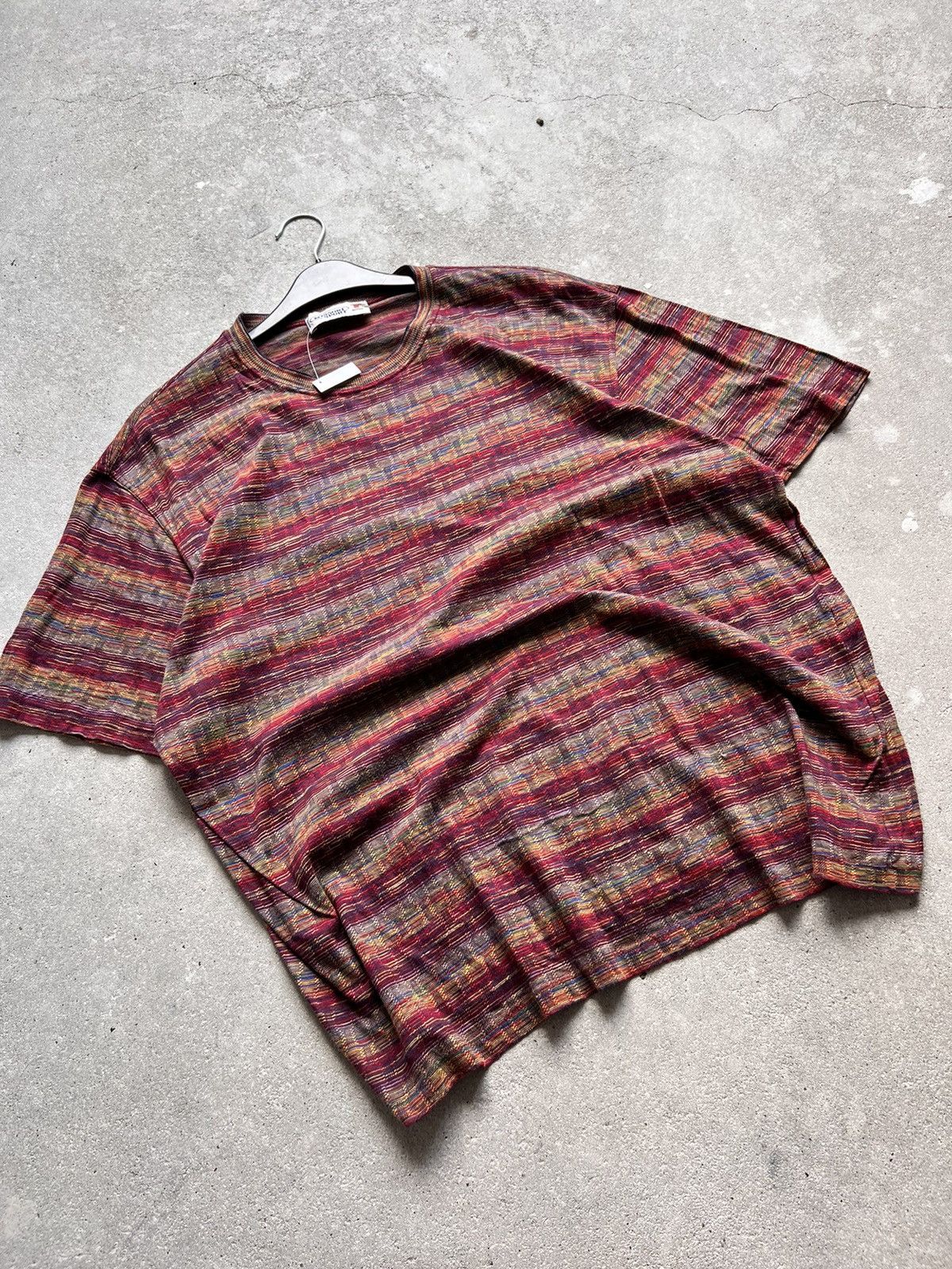 Missoni × Vintage Vintage 80s Missoni Retro T-Shirt Size US M / EU 48-50 / 2 - 7 Thumbnail