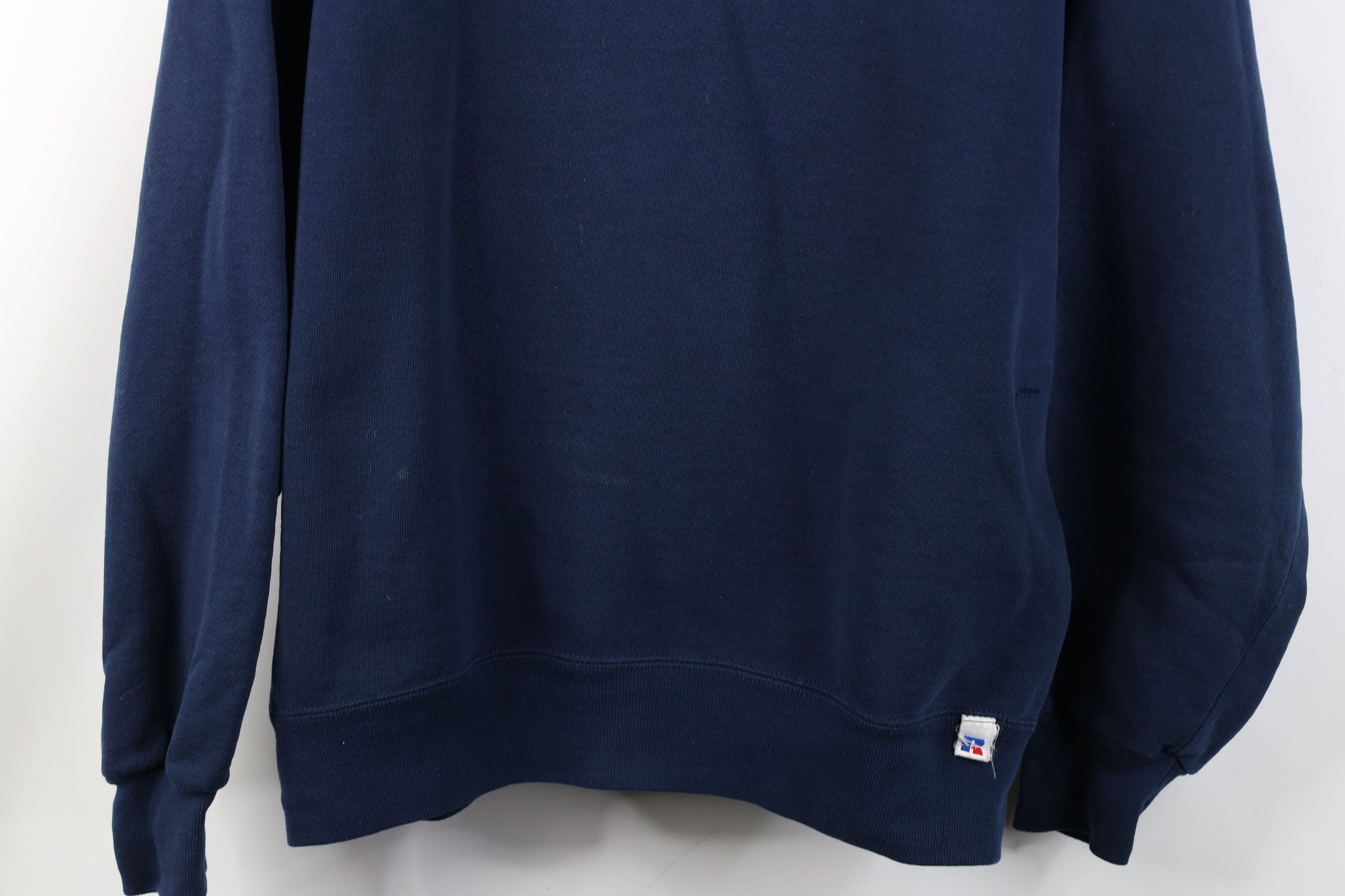 Russell Athletic Vintage 90s Russell Athletic Blank Crewneck Sweatshirt USA Size US L / EU 52-54 / 3 - 3 Thumbnail