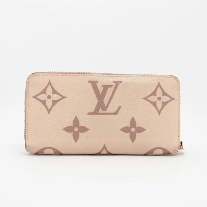 Louis Vuitton Monogram Bicolor Empreinte Zippy Wallet Creme x Bois de Rose Size ONE SIZE - 2 Thumbnail