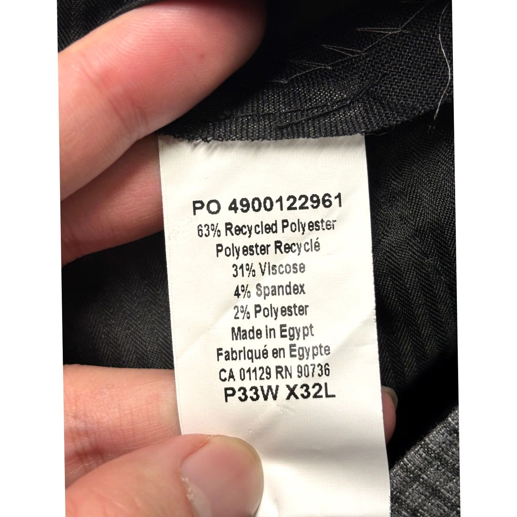Ralph Lauren NWT Lauren Ralph Lauren Ultraflex Grey Micro Check Dress Pants 33W x 32L Classic Mens Dress Pants Gray Check Ultraflex Size US 33 - 7 Thumbnail