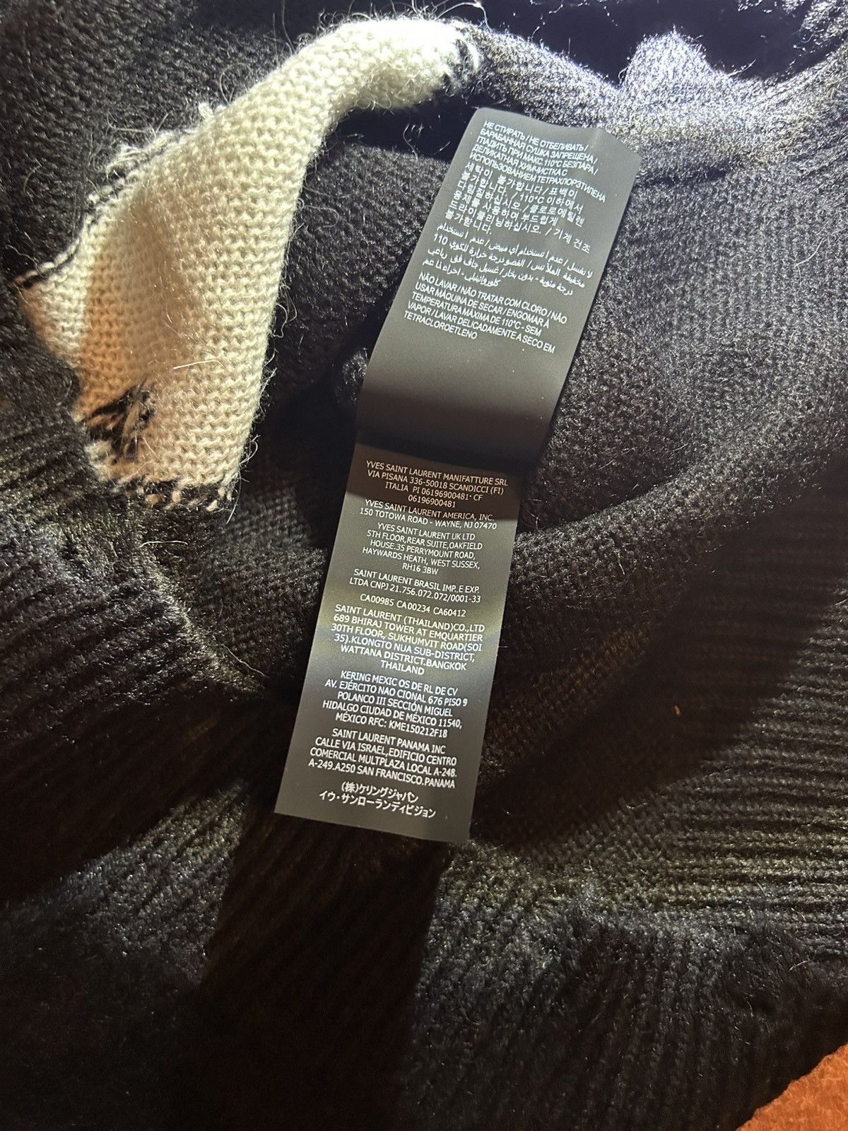 Yves Saint Laurent Sain Laurent mohair sweater Size US S / EU 44-46 / 1 - 7 Thumbnail