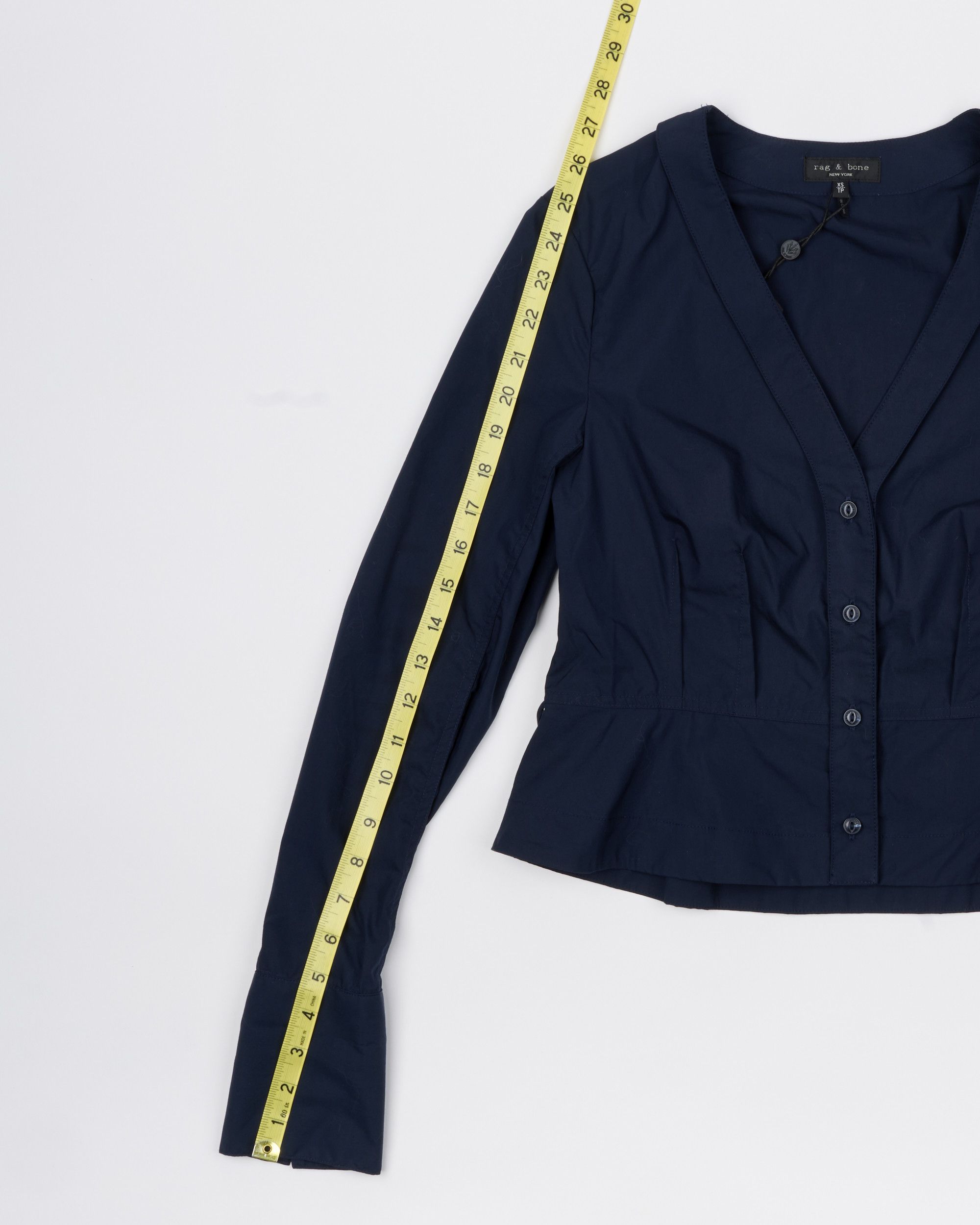 Rag & Bone Rag & Bone longsleeve cotton blouse XS (NWT) Size XS / US 0-2 / IT 36-38 - 6 Thumbnail