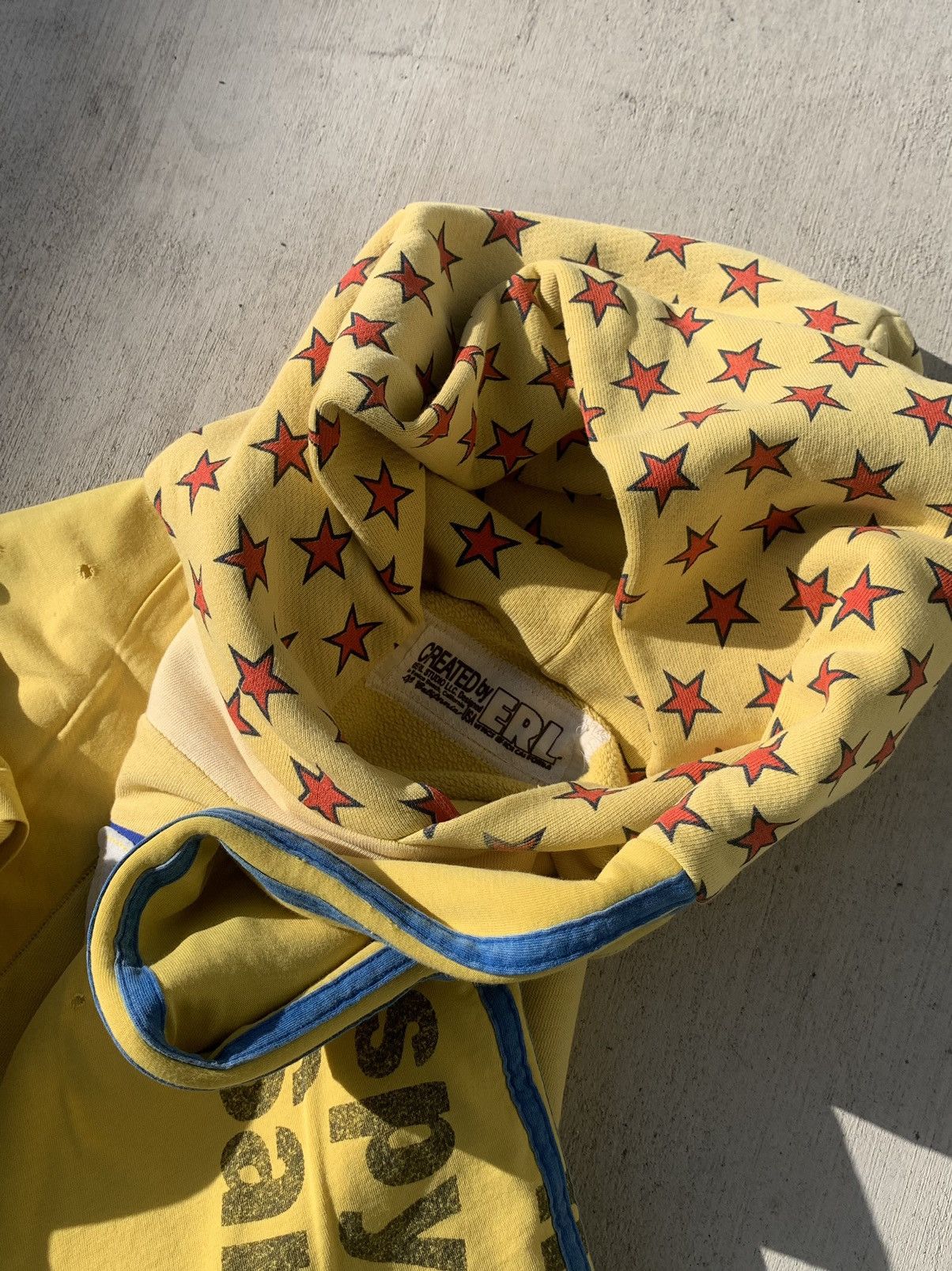 ERL ERL x SSENSE XX yellow “Be Nice” Hoodie Size US M / EU 48-50 / 2 - 10 Thumbnail