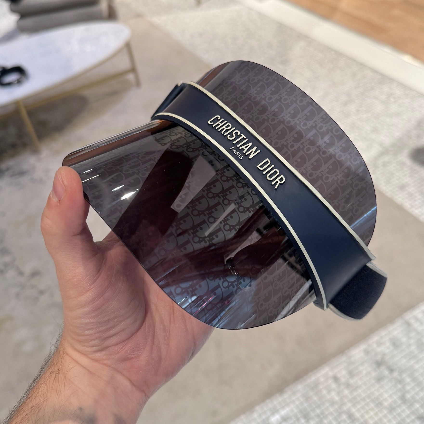 Dior Dior DiorClub VU1 Oblique Monogram Visor Cap Size ONE SIZE - 13 Thumbnail