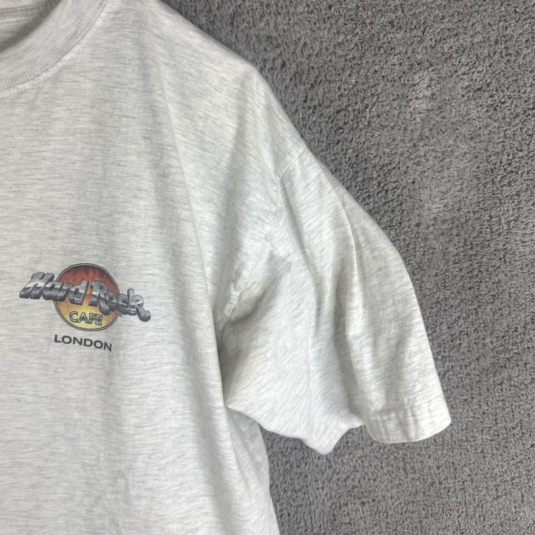 Hard Rock Cafe VINTAGE Hard Rock Cafe Shirt Mens XL Gray 2000 London Guitar Back Graphic Tee Size US XL / EU 56 / 4 - 3 Thumbnail