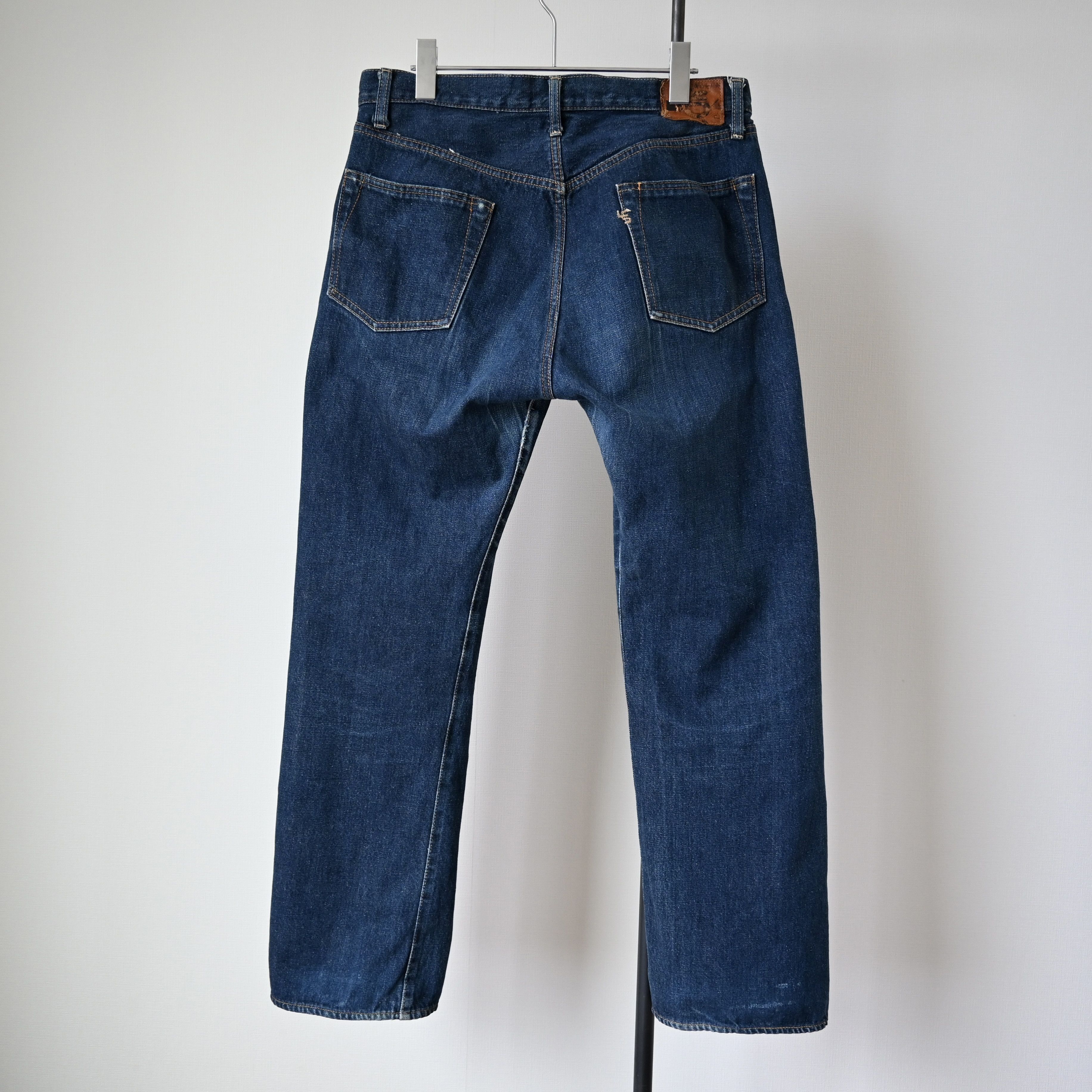 45rpm VTG 1990s 45rpm selvedged indigo denim jeans, made in Japan Size US 32 / EU 48 - 2 Thumbnail